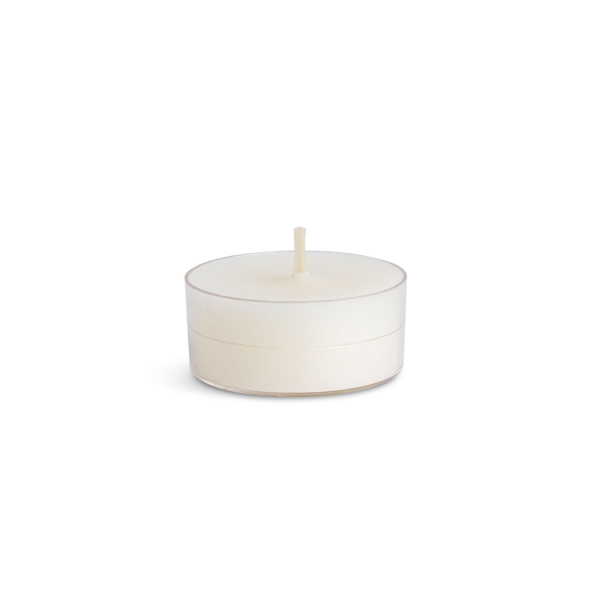 Habitat Luxe Pack of 12 Mandarin & Basil Clear Cup Tealights thumbnail 3