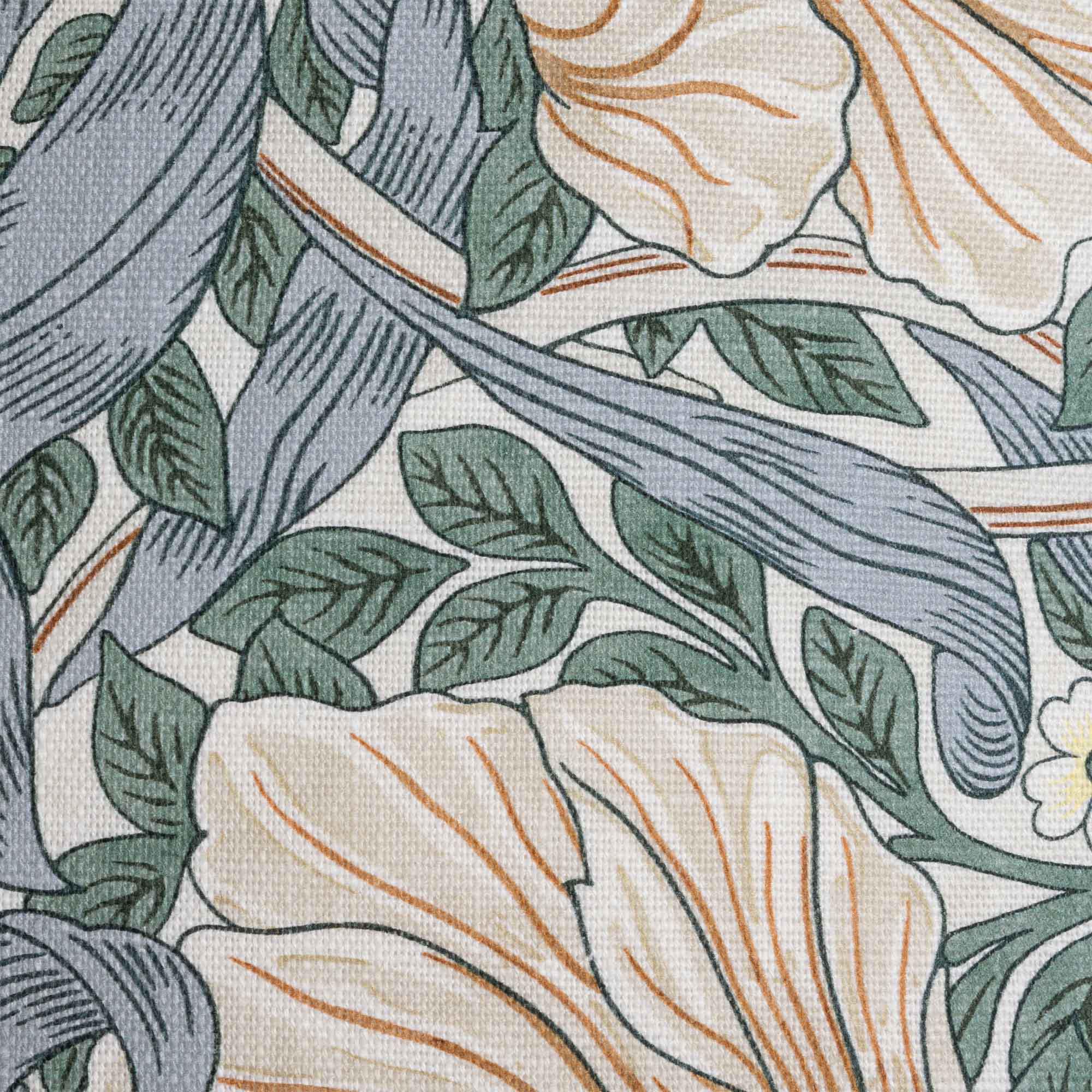 Habitat x Morris & Co. Pimpernel Cushion - Blue - 50x50cm thumbnail 2