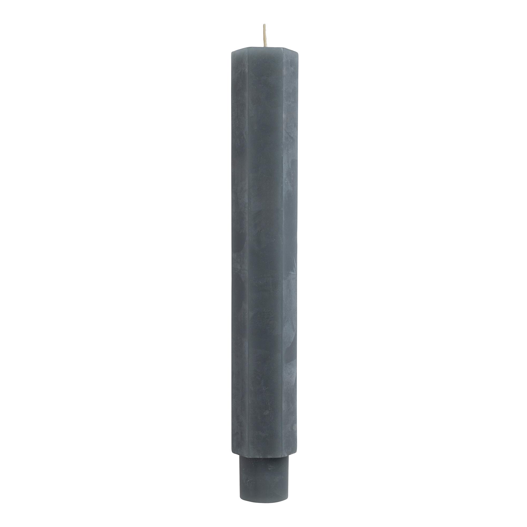 Habitat Dinner Candle - Grey