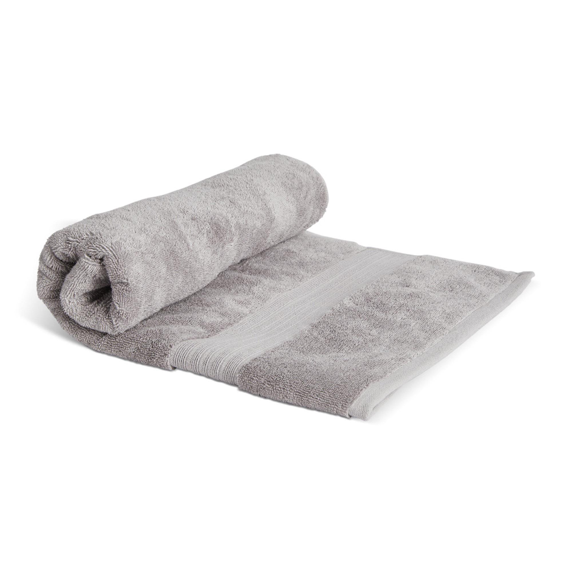 Habitat Egyptian 2 Pack Face Cloth - Silver thumbnail 3
