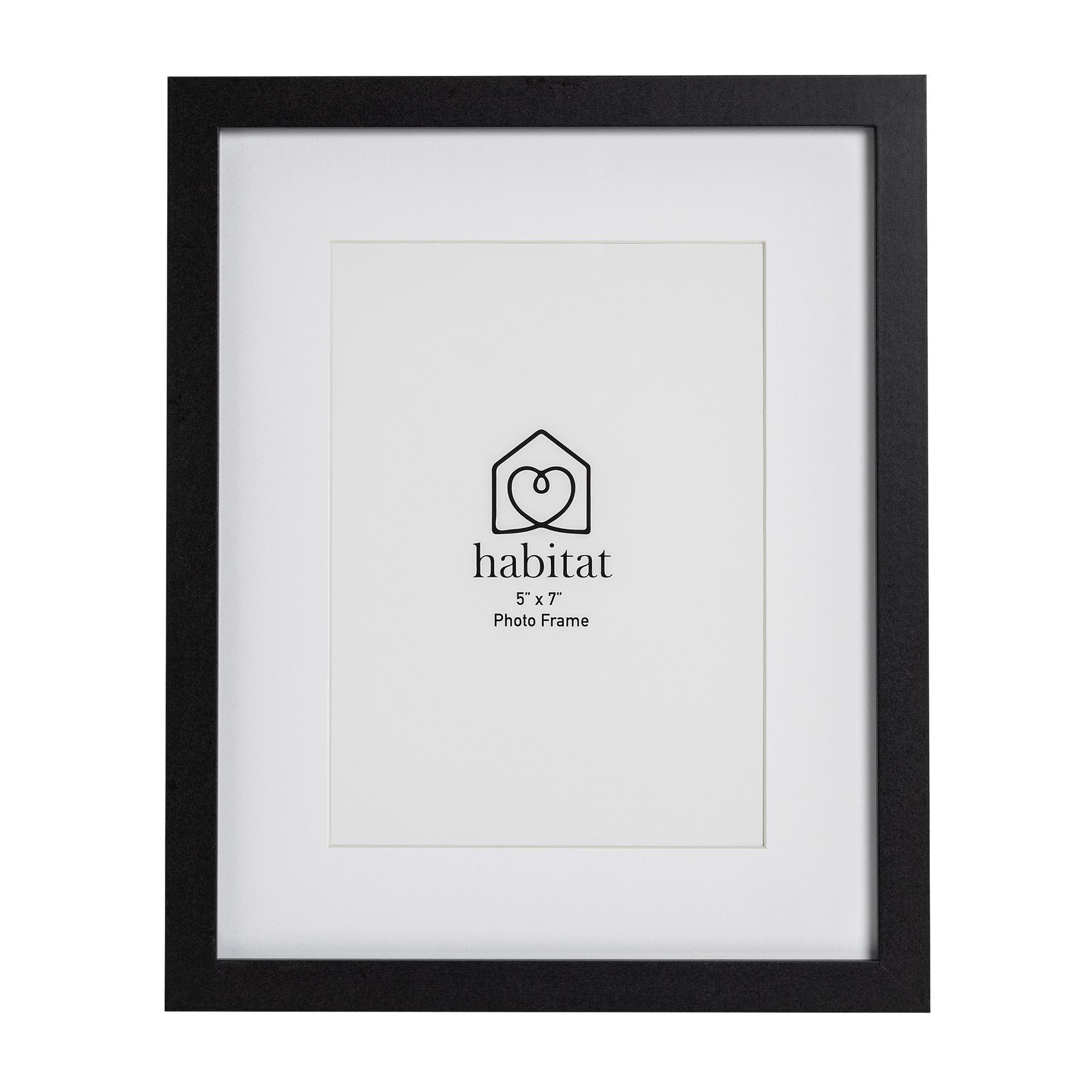 Habitat Single Mount Frame - Black - 5x7"