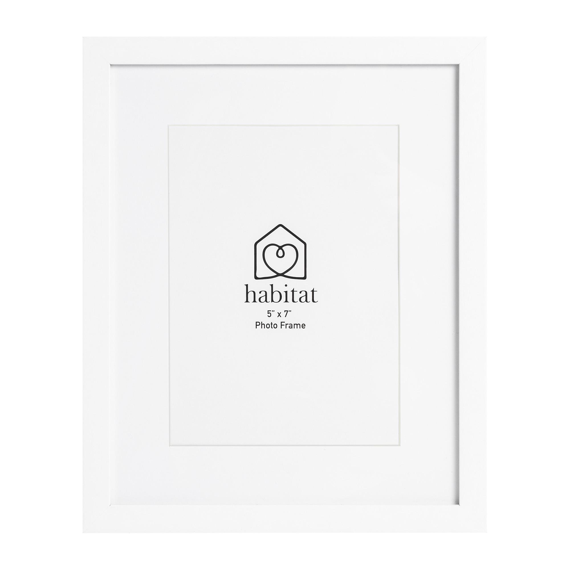 Habitat Single Mount Frame - White - 5x7"