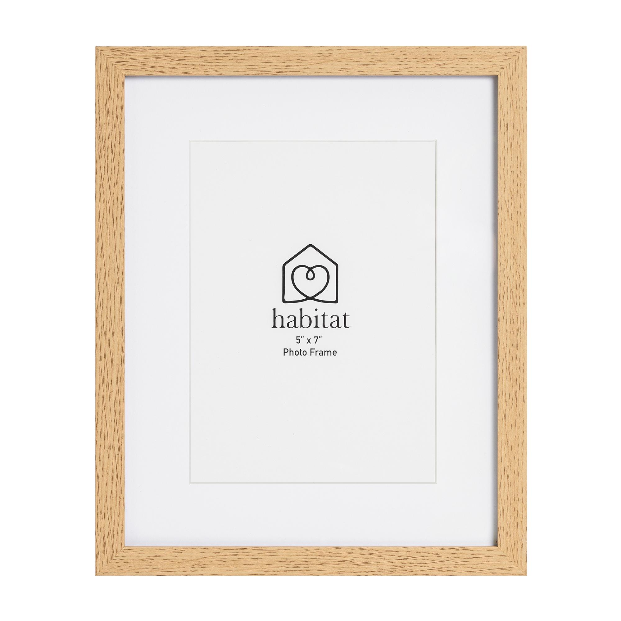Habitat Oak effect Single Mount - 5x7"