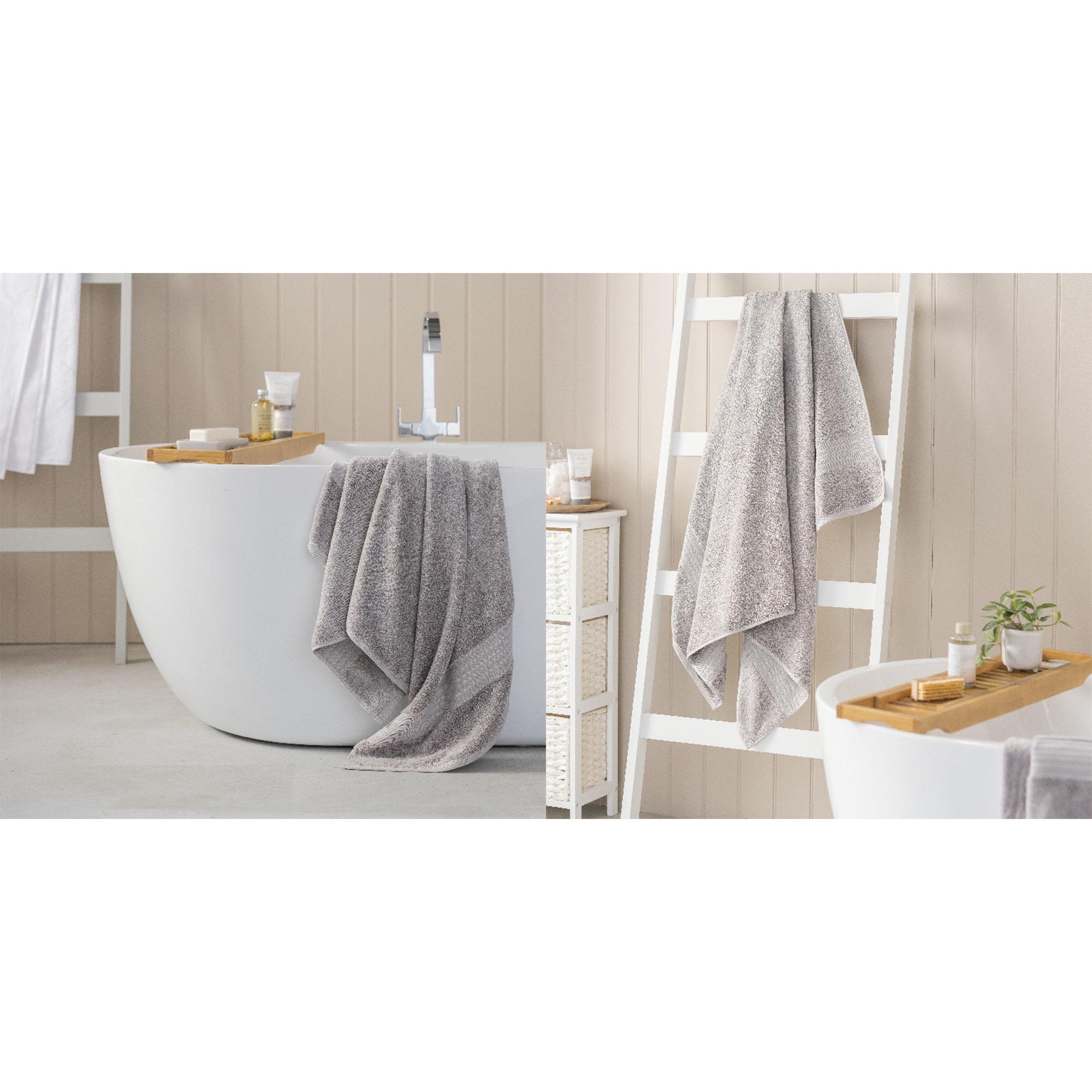 Habitat Egyptian Cotton Bath Towel or Sheet - Silver thumbnail 3