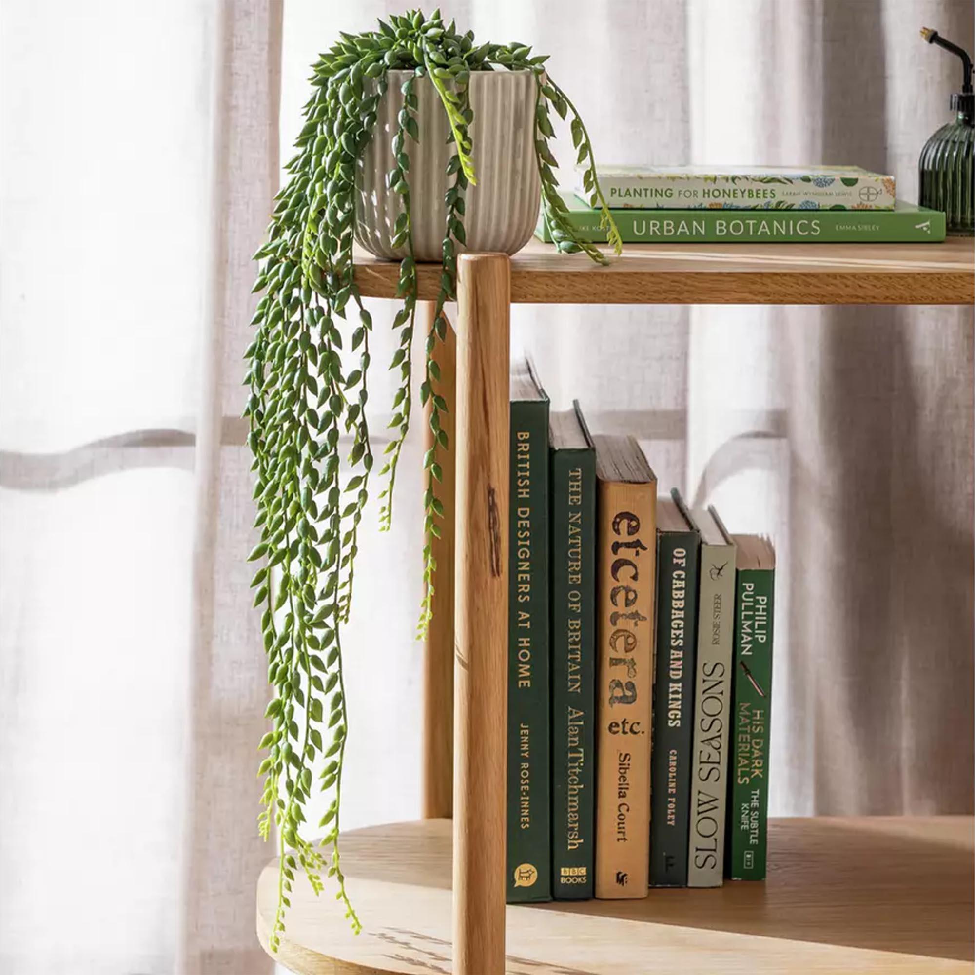 Habitat Artificial Trailing Plant in Ribbed Ceramic Pot thumbnail 2