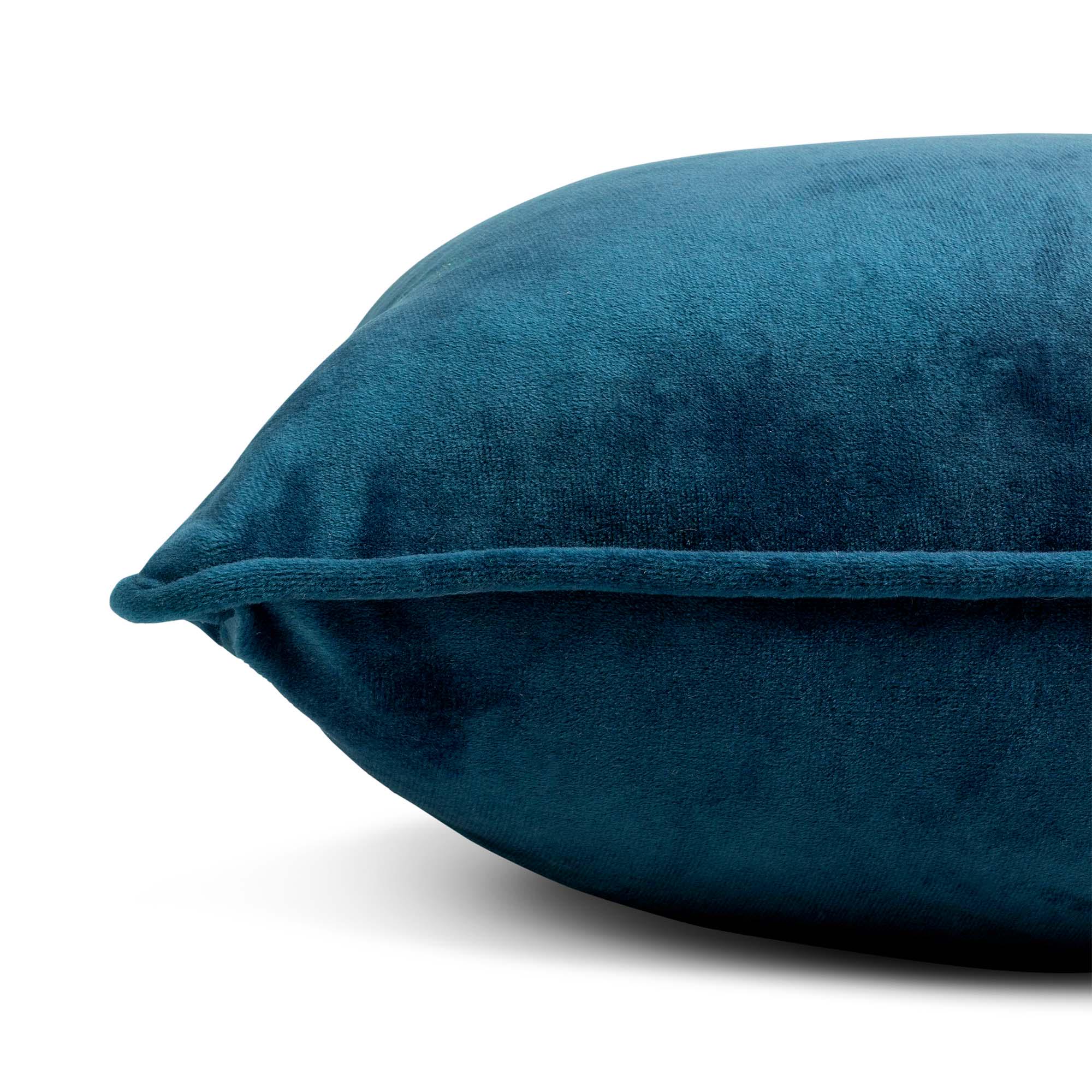 Habitat Velvet Cushion Cover - Navy - 43x43cm thumbnail 5
