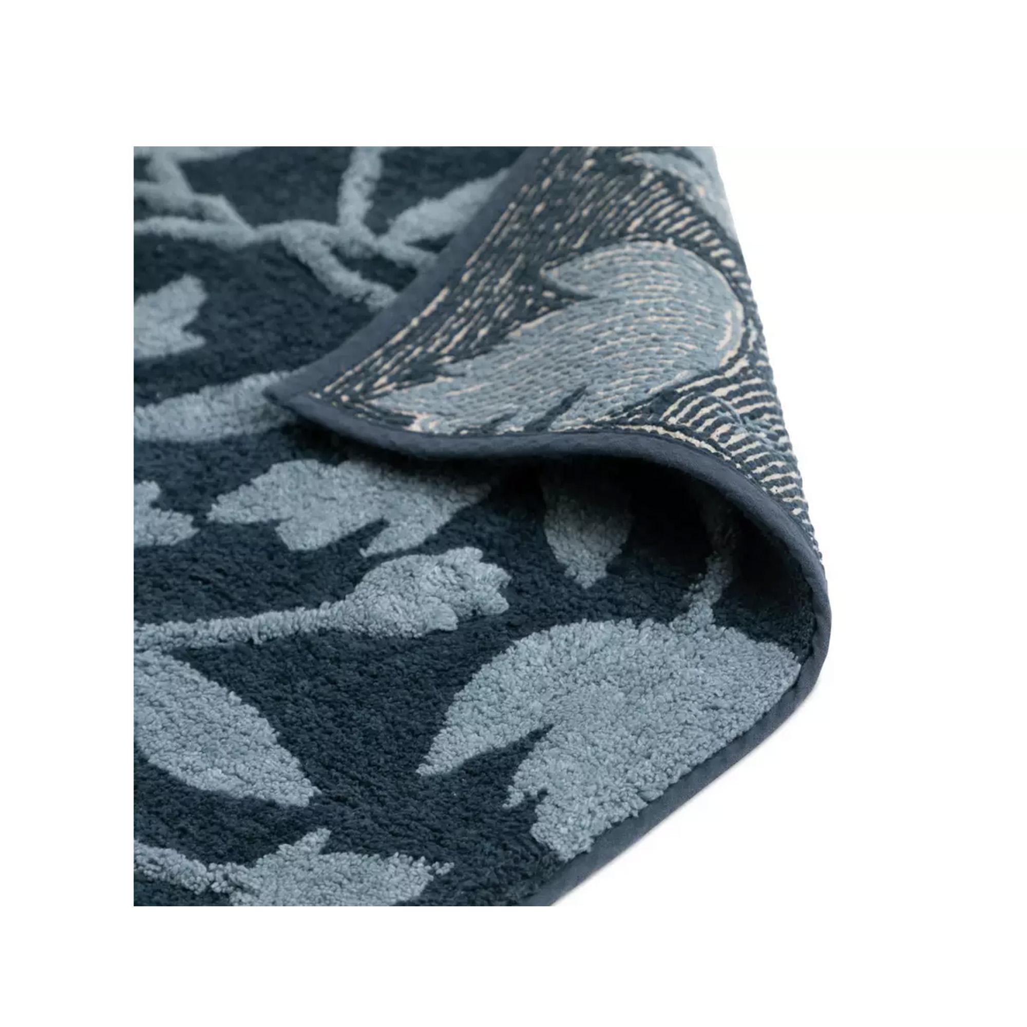 Habitat Botanical Bath Mat - Navy thumbnail 3