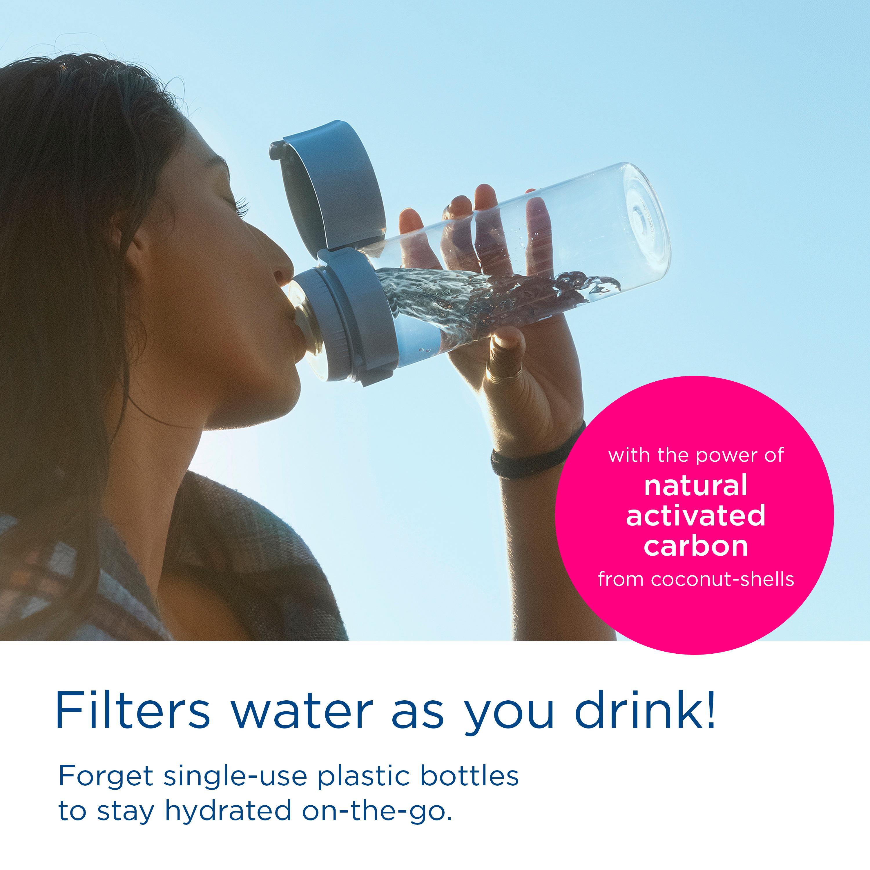 BRITA 600ml Water Filter Bottle - Light Green thumbnail 2