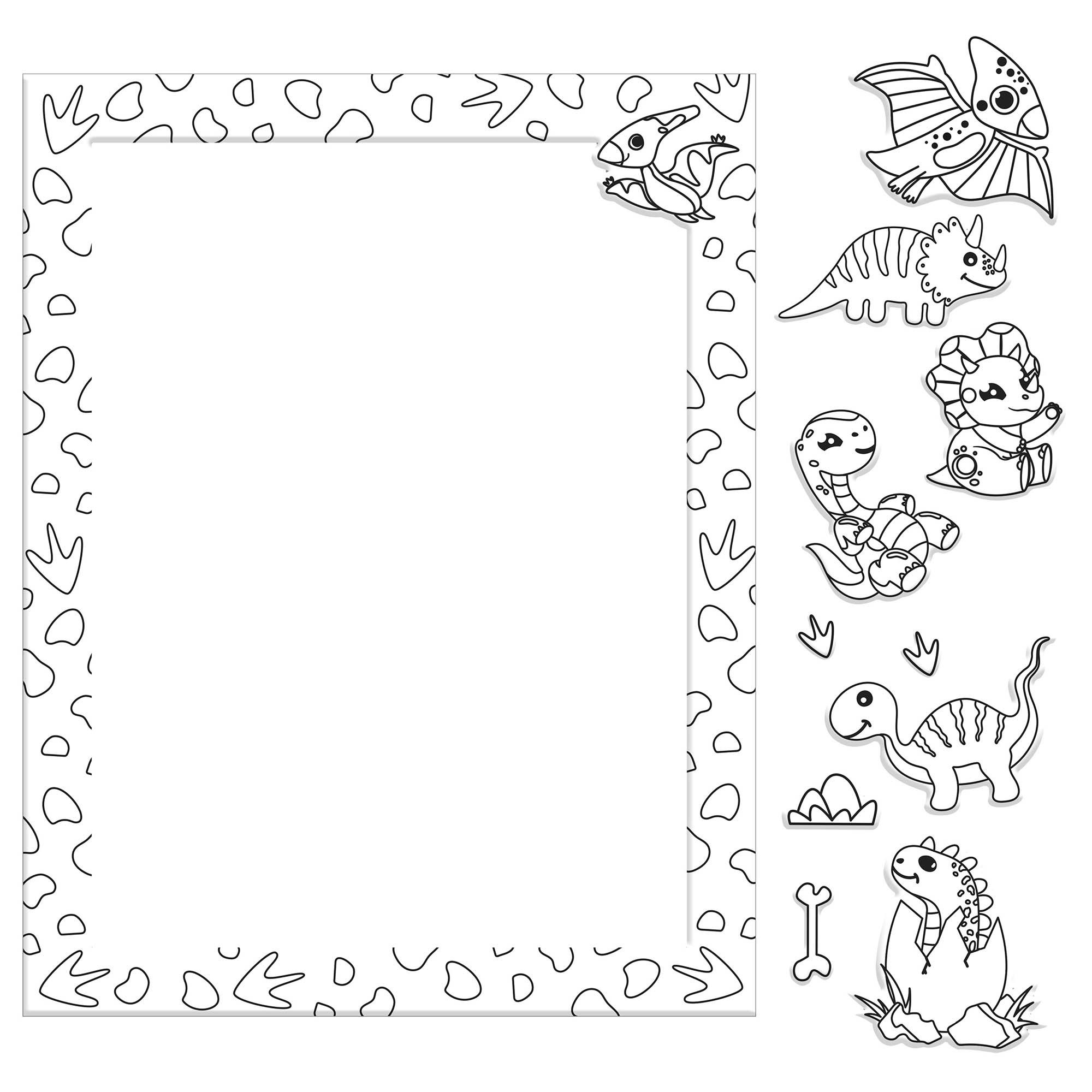 Colour Me Magnets Dinosaurs Book thumbnail 2