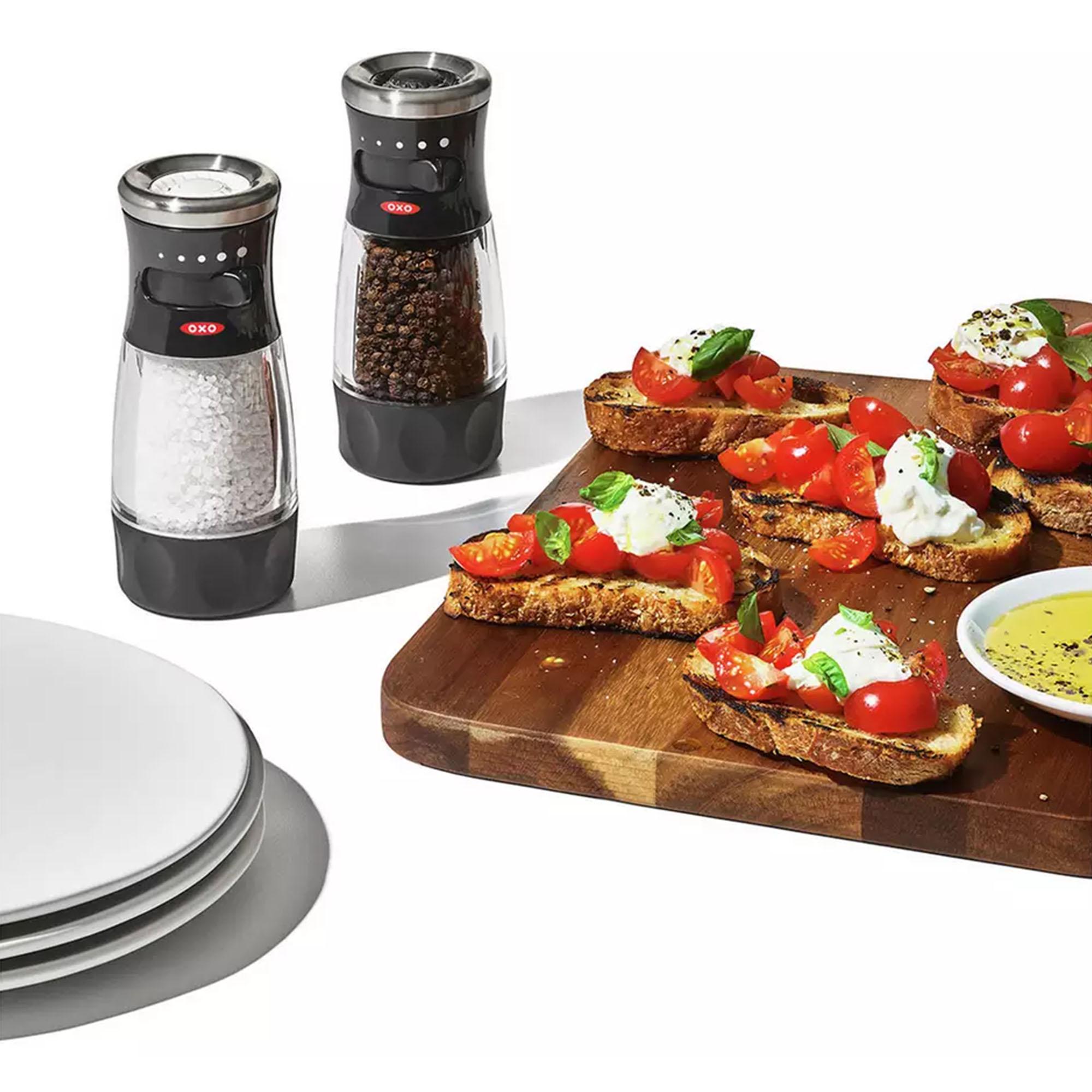 OXO Softworks Acrylic Salt Grinder - Black thumbnail 2