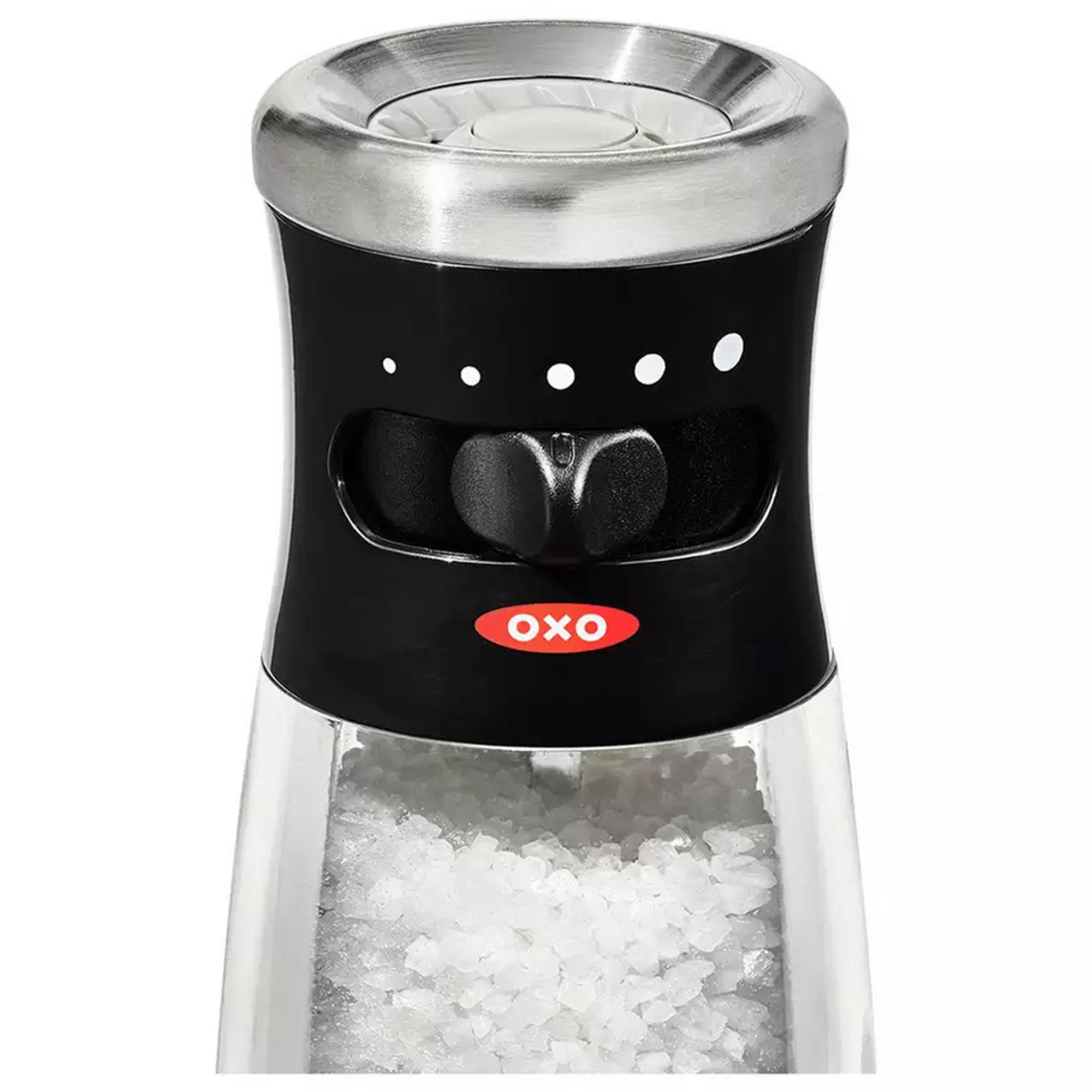 OXO Softworks Acrylic Salt Grinder - Black thumbnail 3
