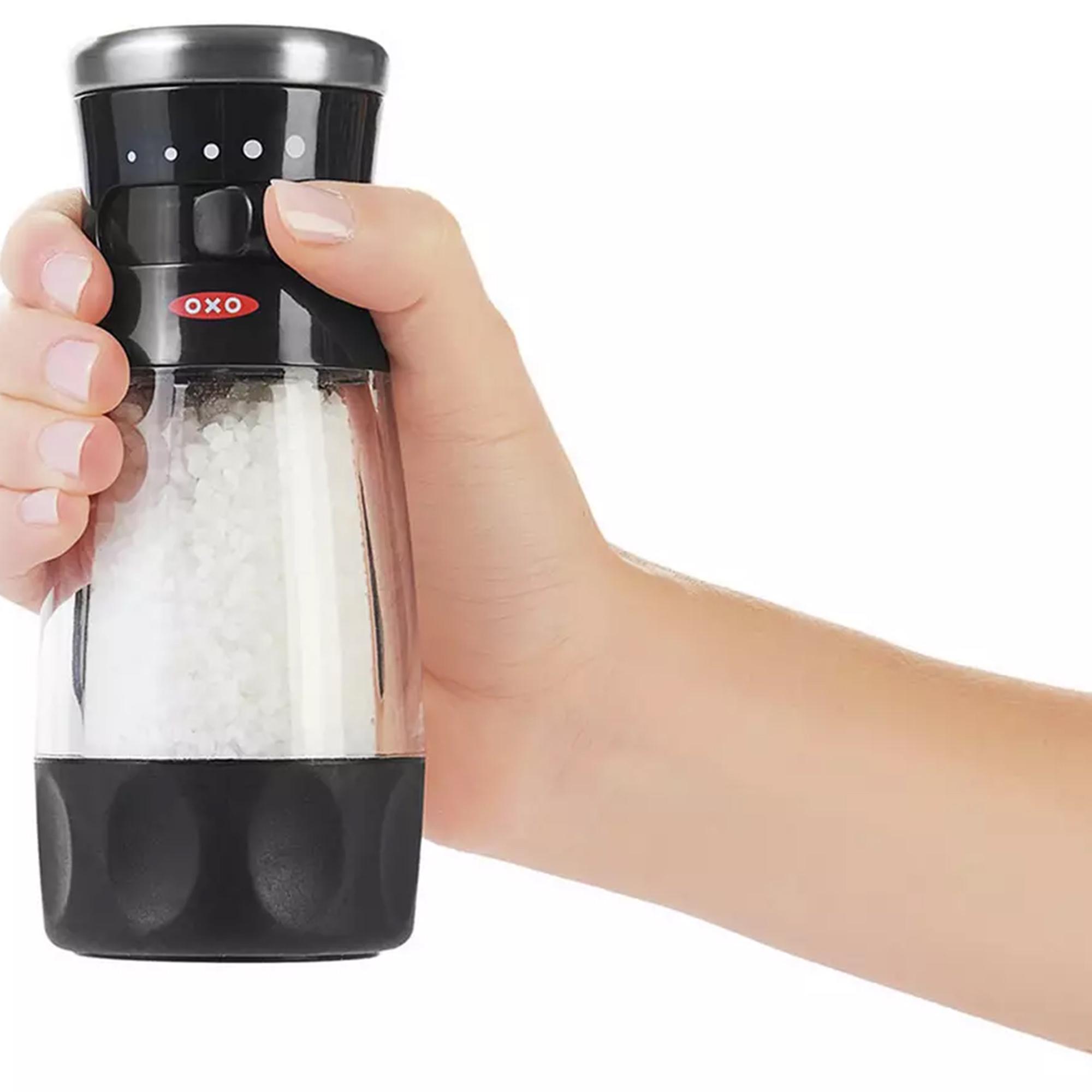 OXO Softworks Acrylic Salt Grinder - Black thumbnail 5