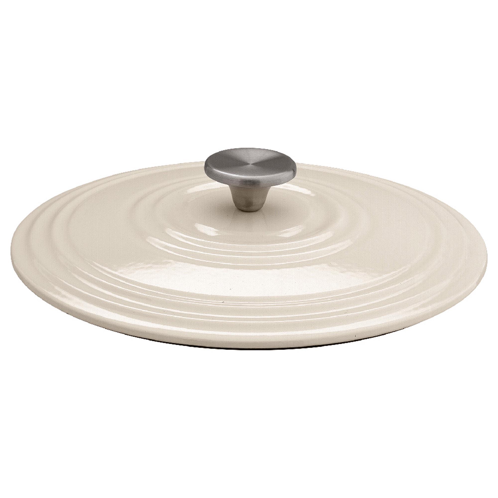 Habitat 5.3 Litre Cast Iron Casserole Dish - Cream thumbnail 4