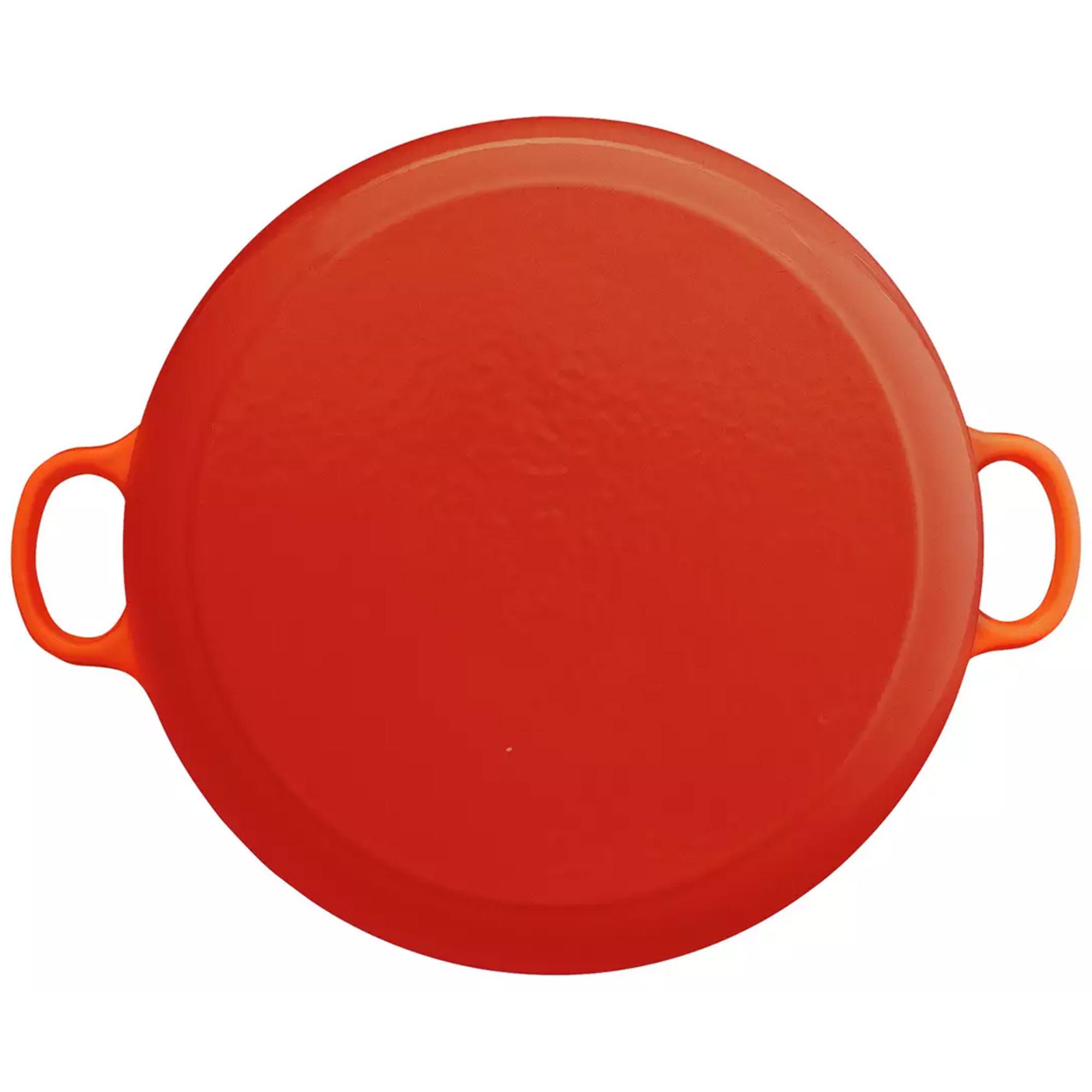 Habitat 5.3 Litre Cast Iron Casserole Dish - Orange thumbnail 4