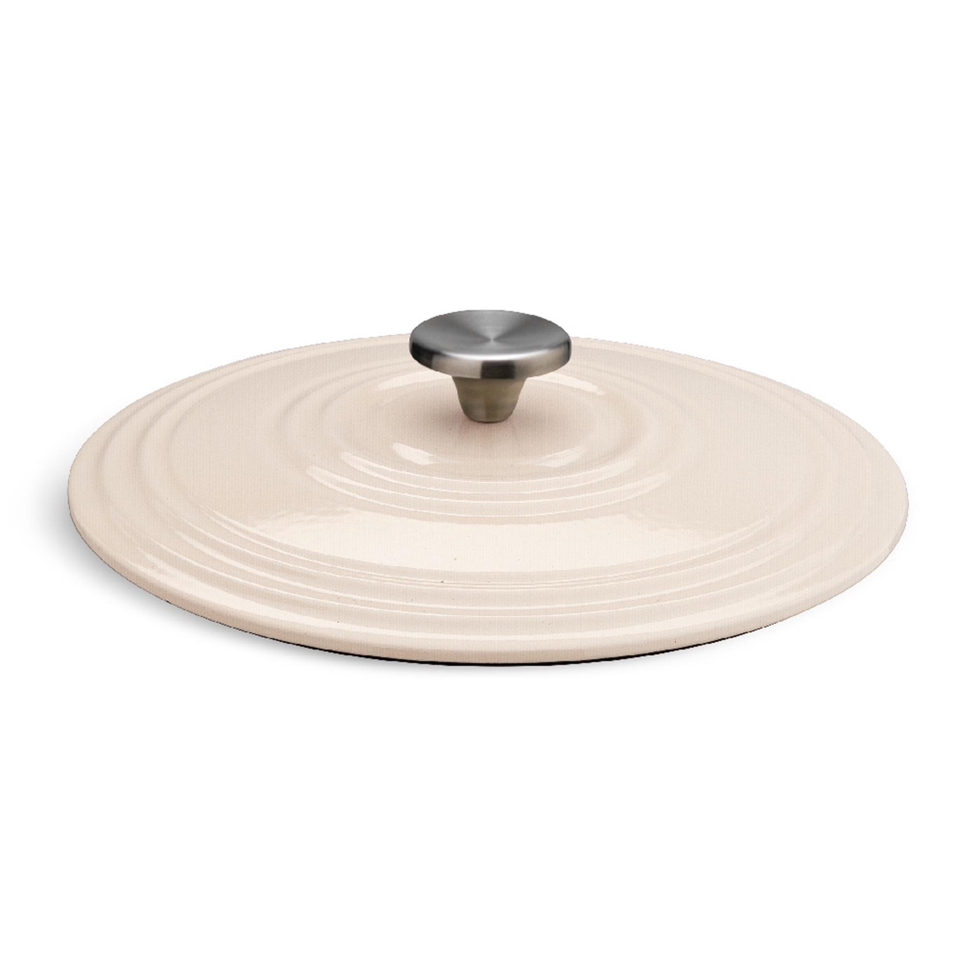 Habitat 4.7 Litre Cast Iron Casserole Dish - Cream thumbnail 3