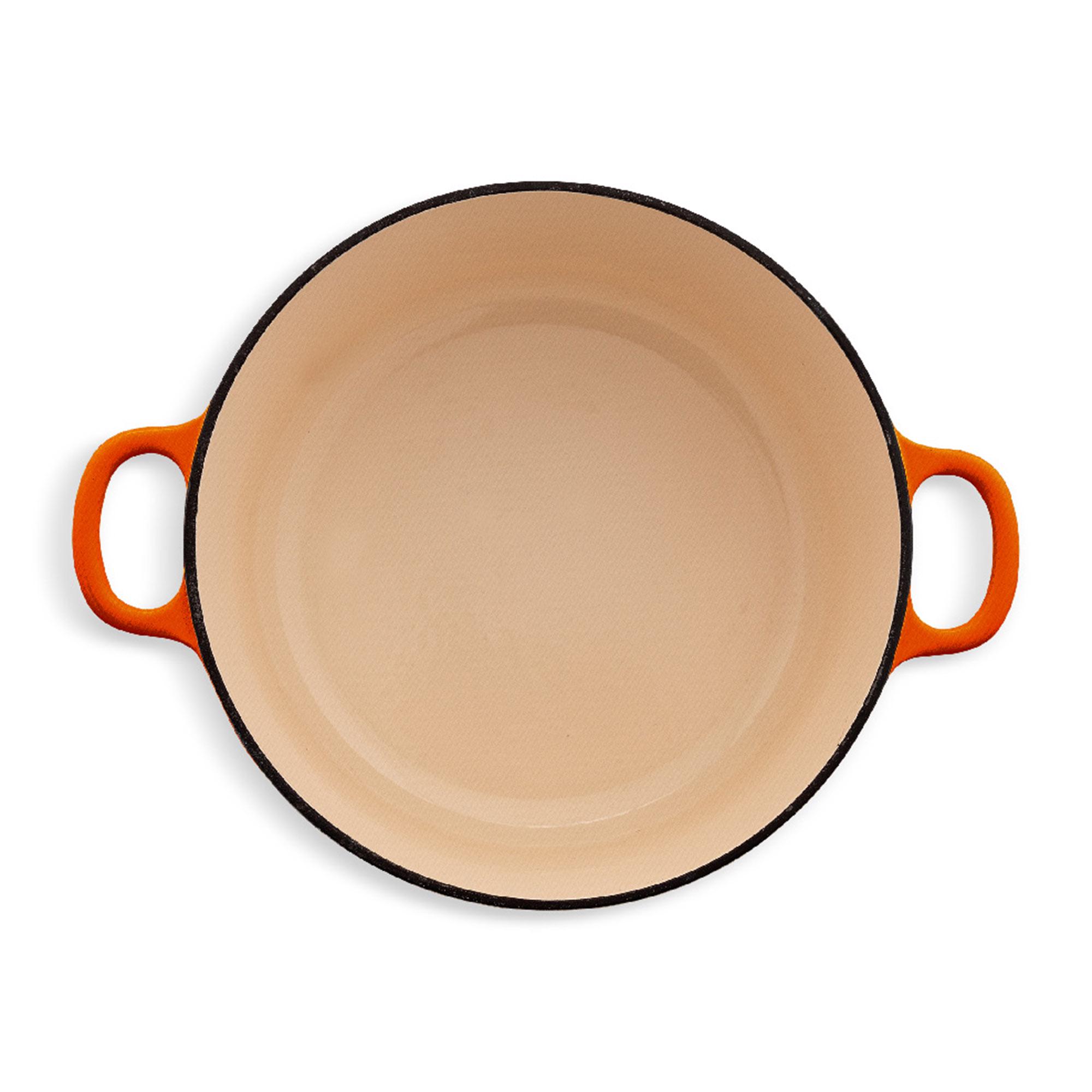 Habitat 3.3 Litre Cast Iron Casserole Dish - Orange thumbnail 3