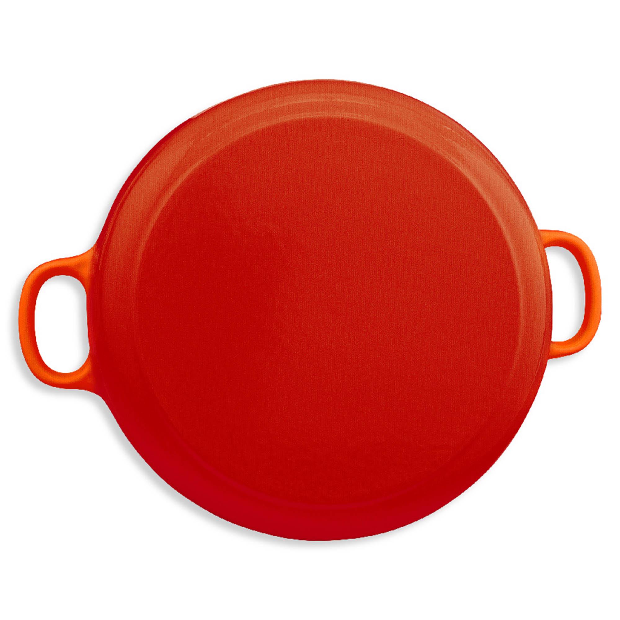 Habitat 3.3 Litre Cast Iron Casserole Dish - Orange thumbnail 5