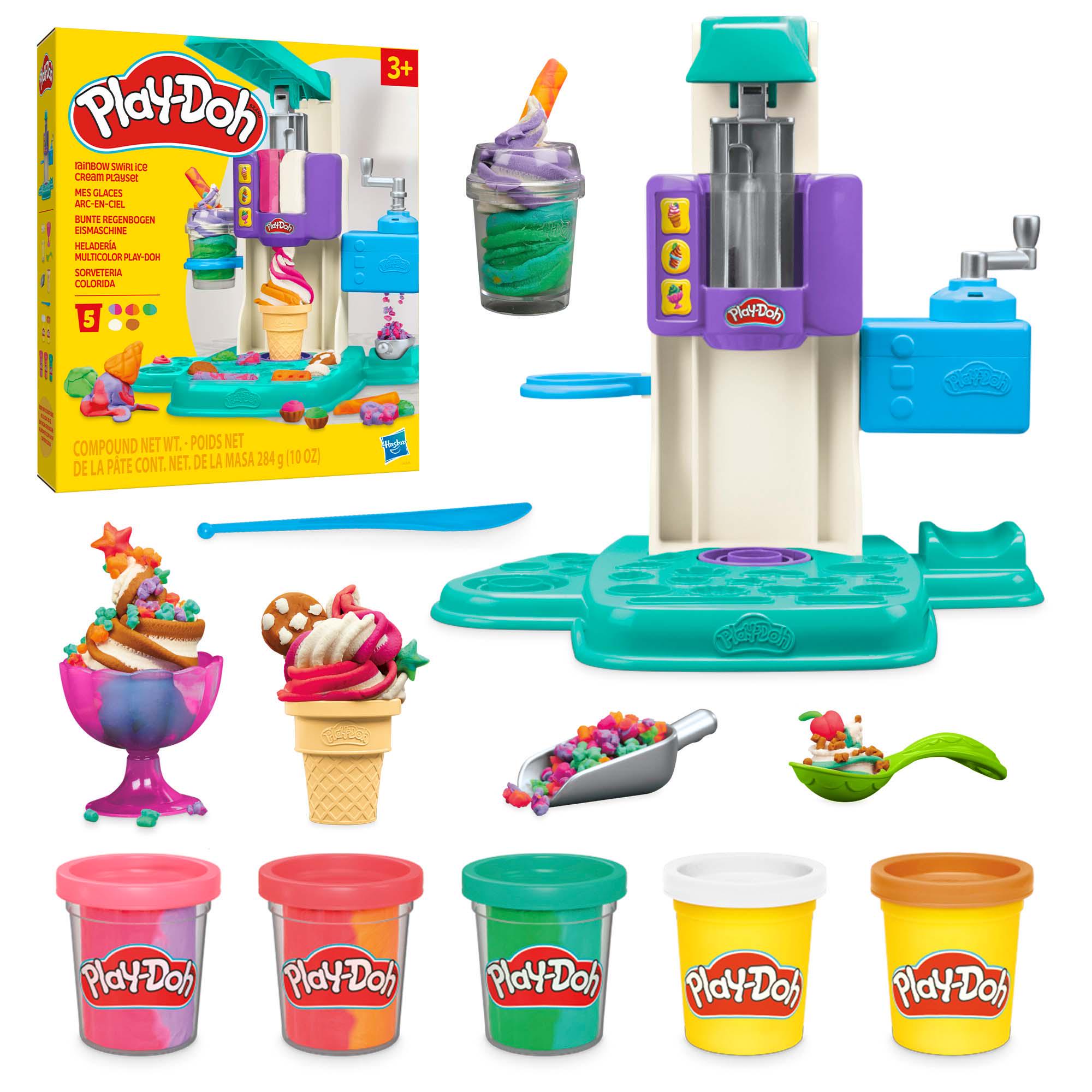 Play-Doh Rainbow Ice Cream Playset thumbnail 4