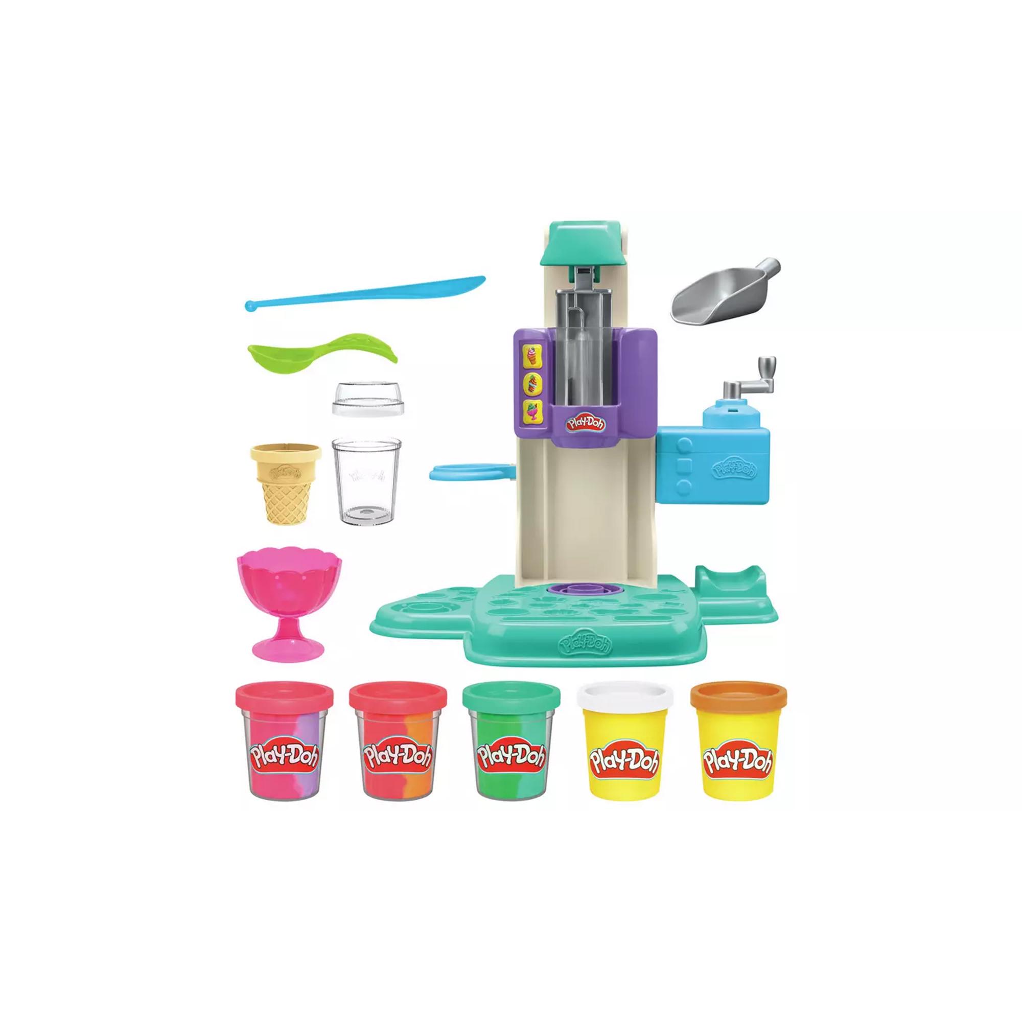 Play-Doh Rainbow Ice Cream Playset thumbnail 5