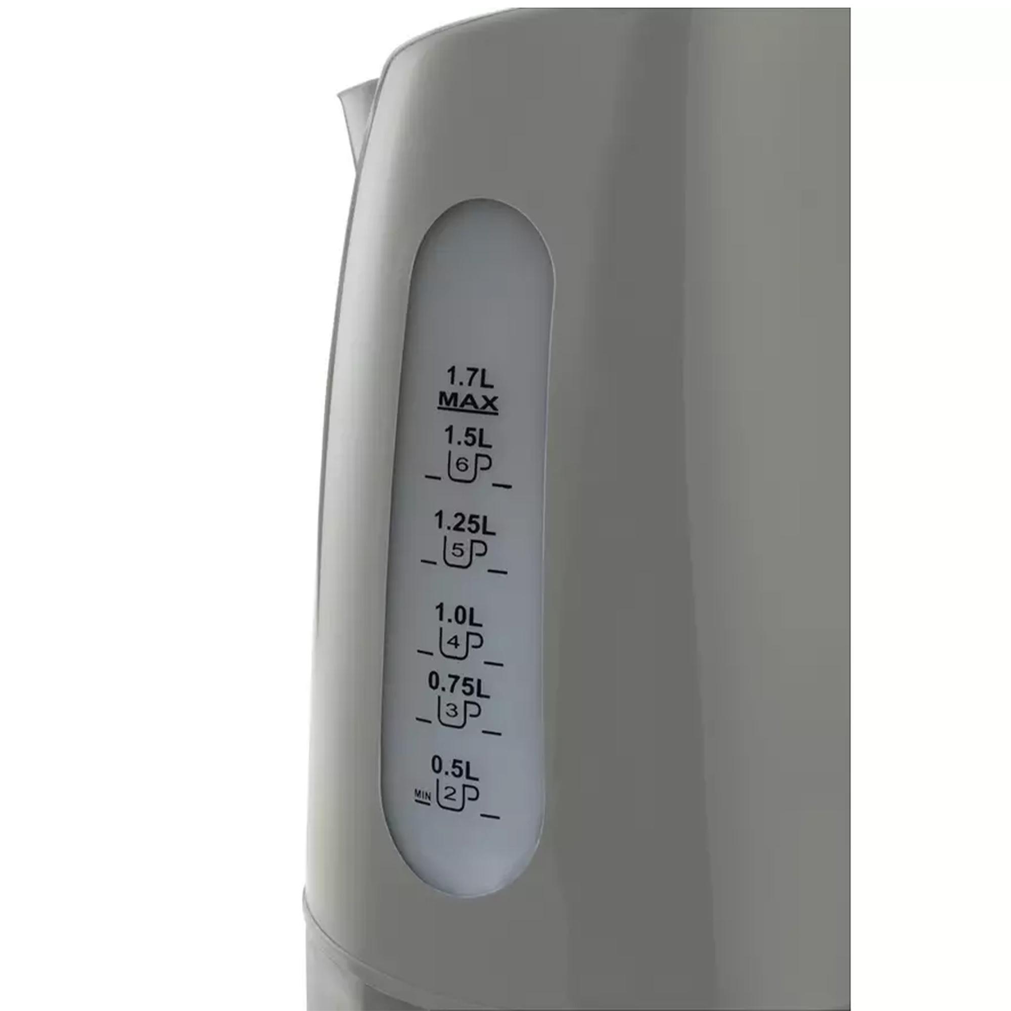 Cookworks Plastic Illuminated Kettle - Grey thumbnail 2