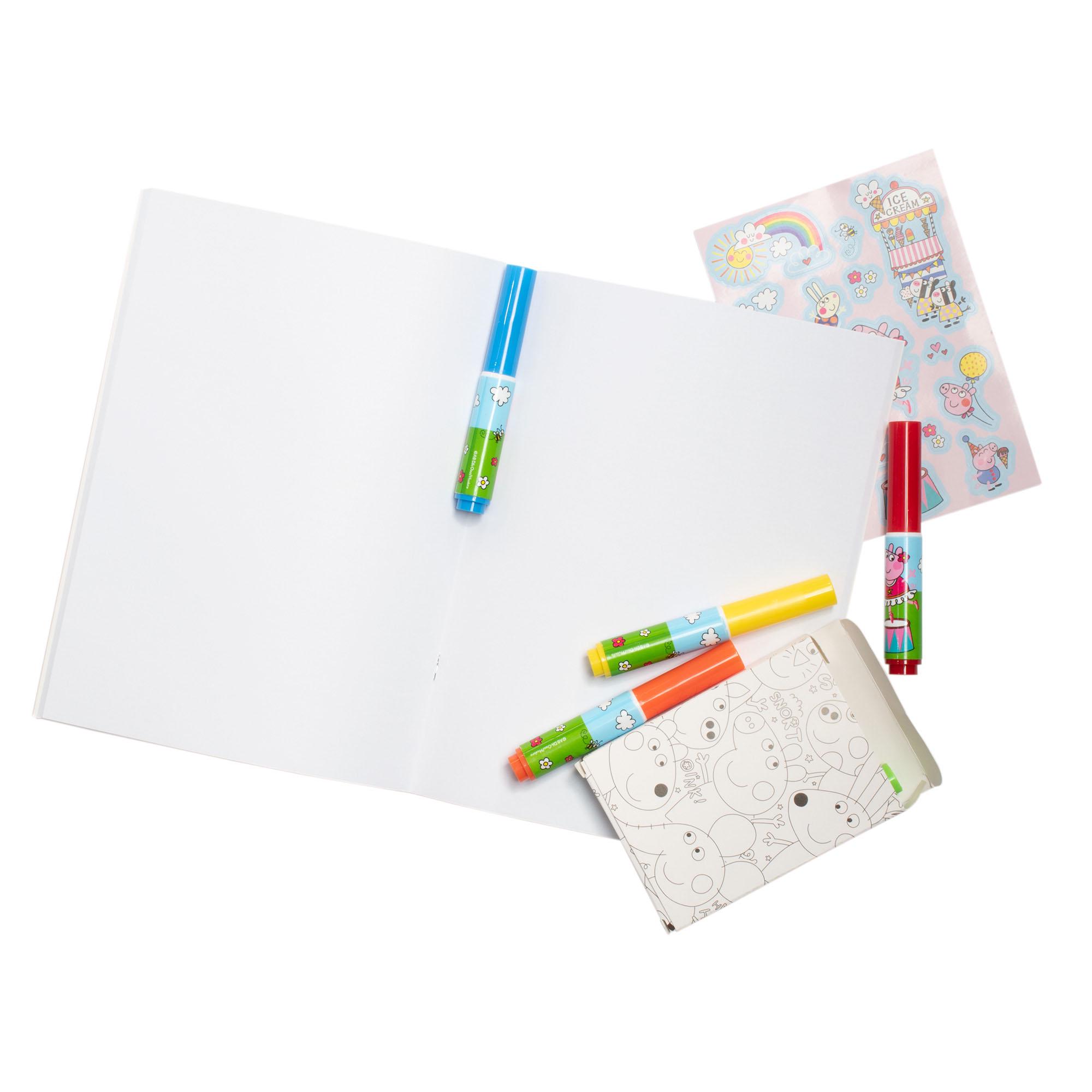 Sainsbury's Peppa x Rachel Ellen Colouring Set thumbnail 2