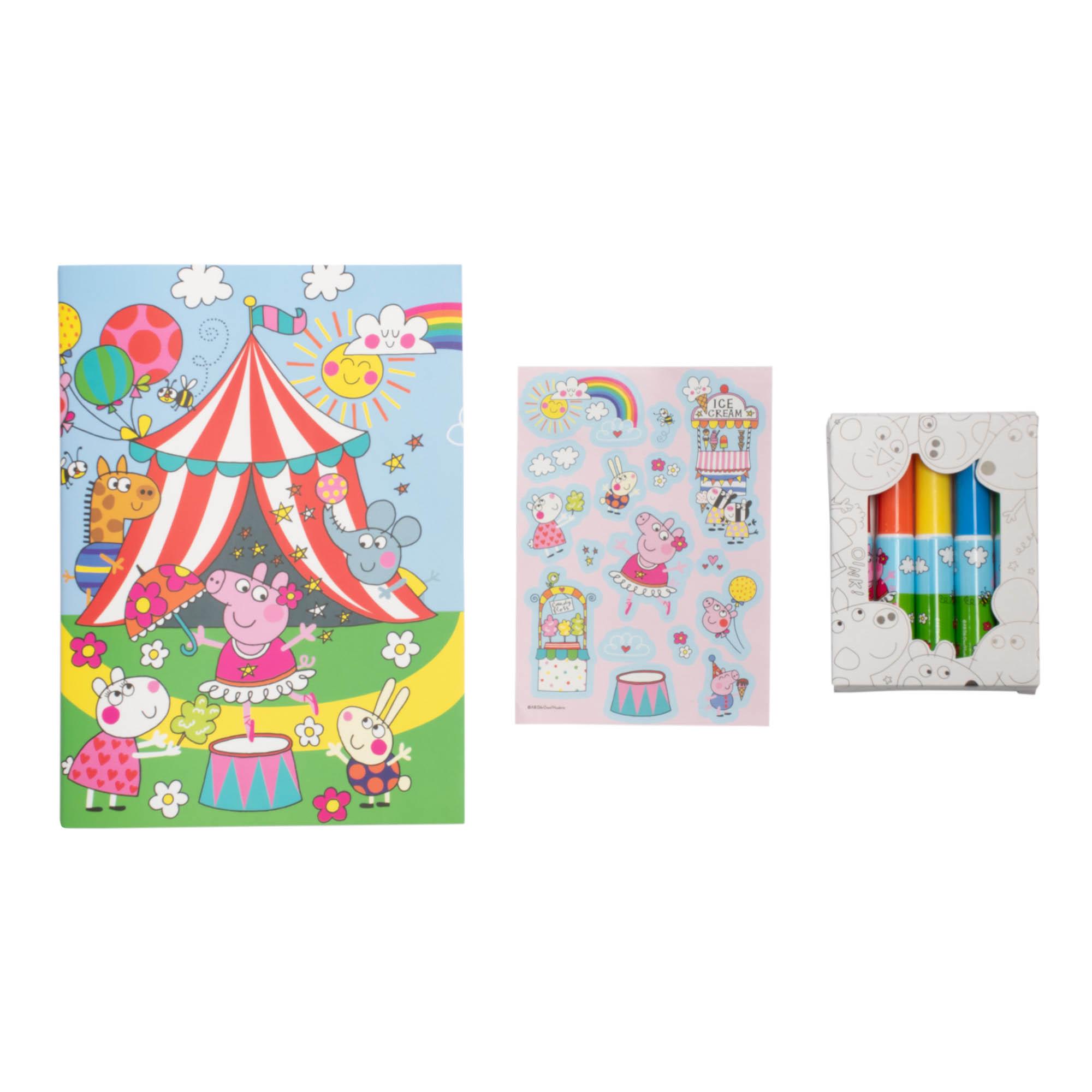 Sainsbury's Peppa x Rachel Ellen Colouring Set thumbnail 3