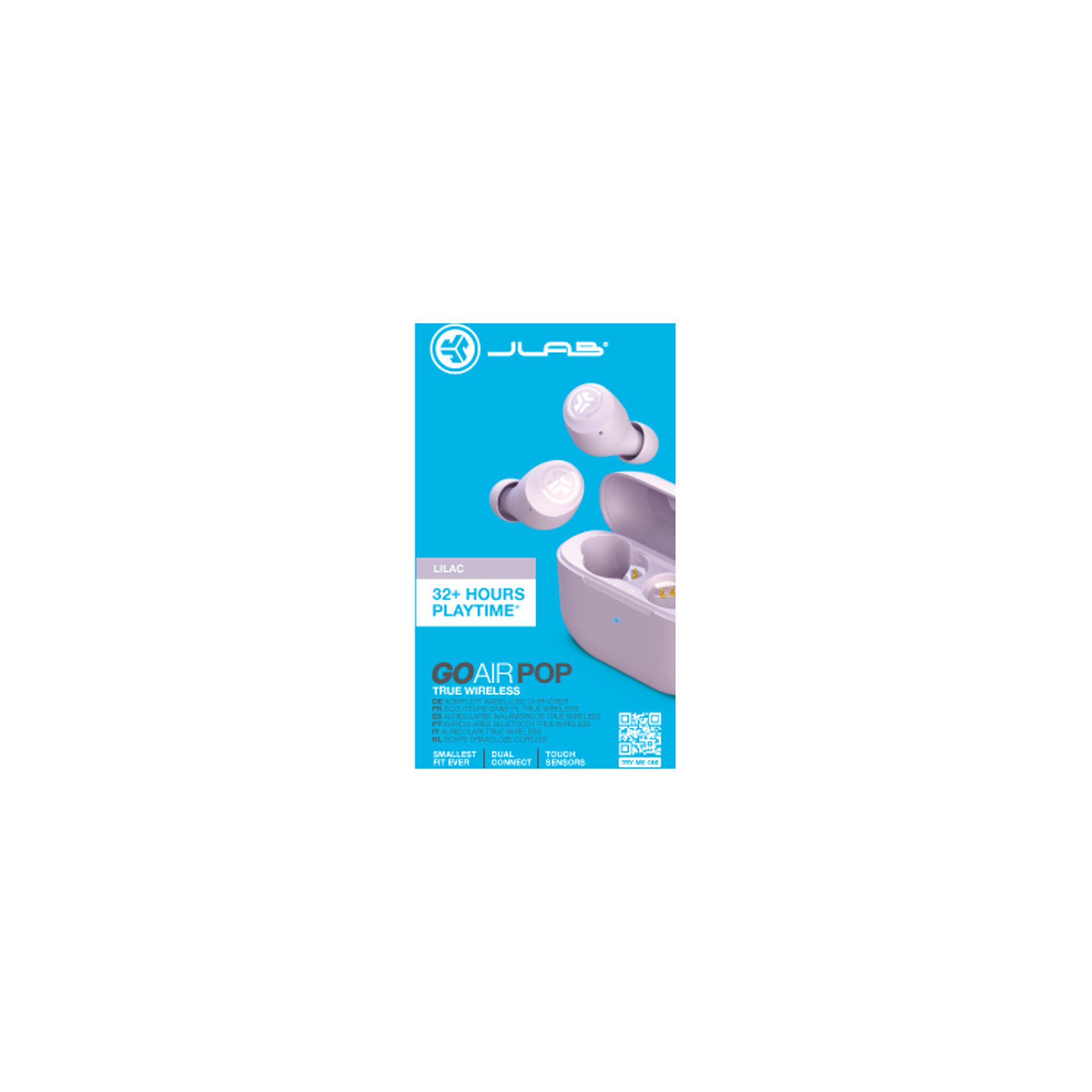 JLab GO Air Pop In-Ear True Wireless Earbuds - Lilac