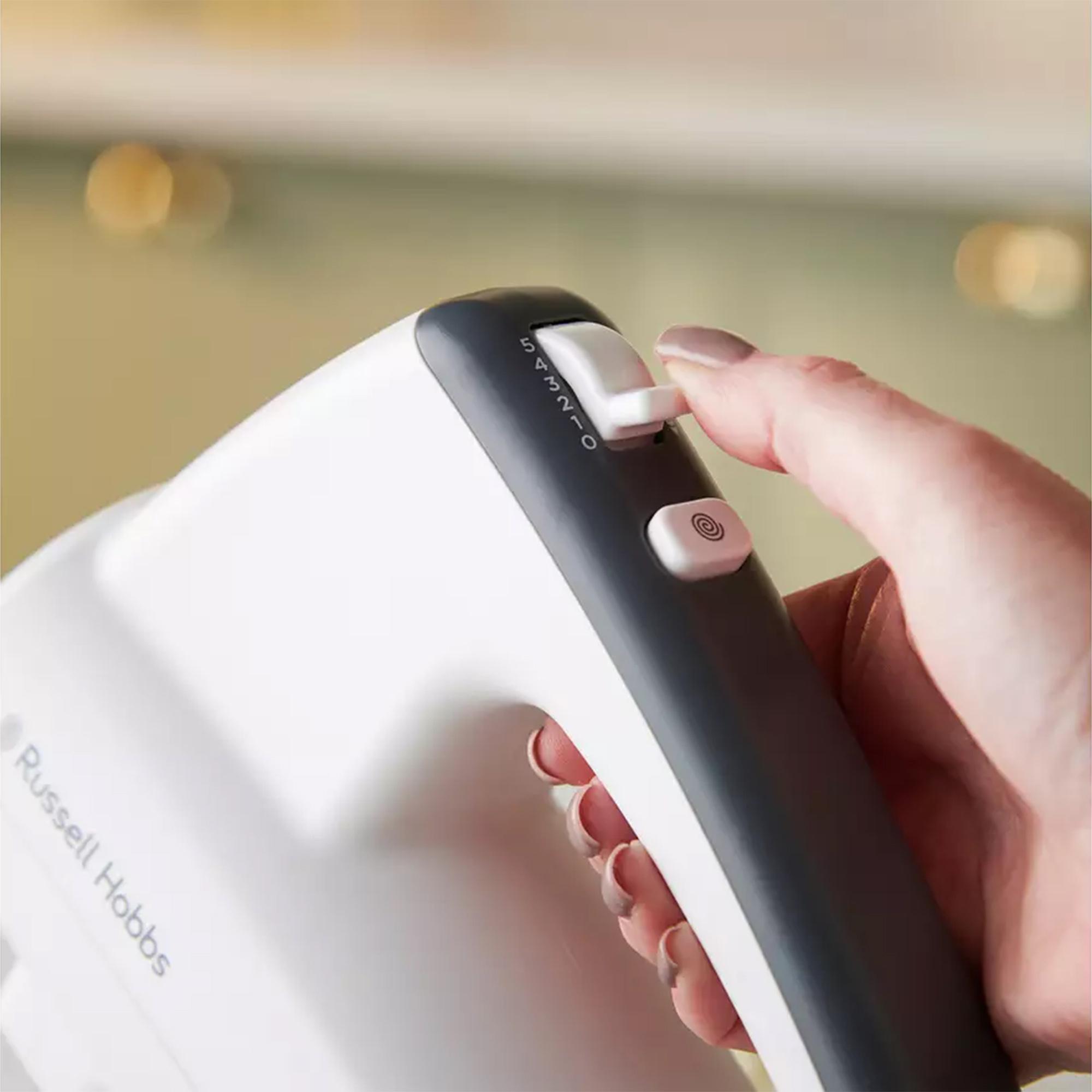Russell Hobbs Go Create White Electric Hand Mixer 27520 thumbnail 4