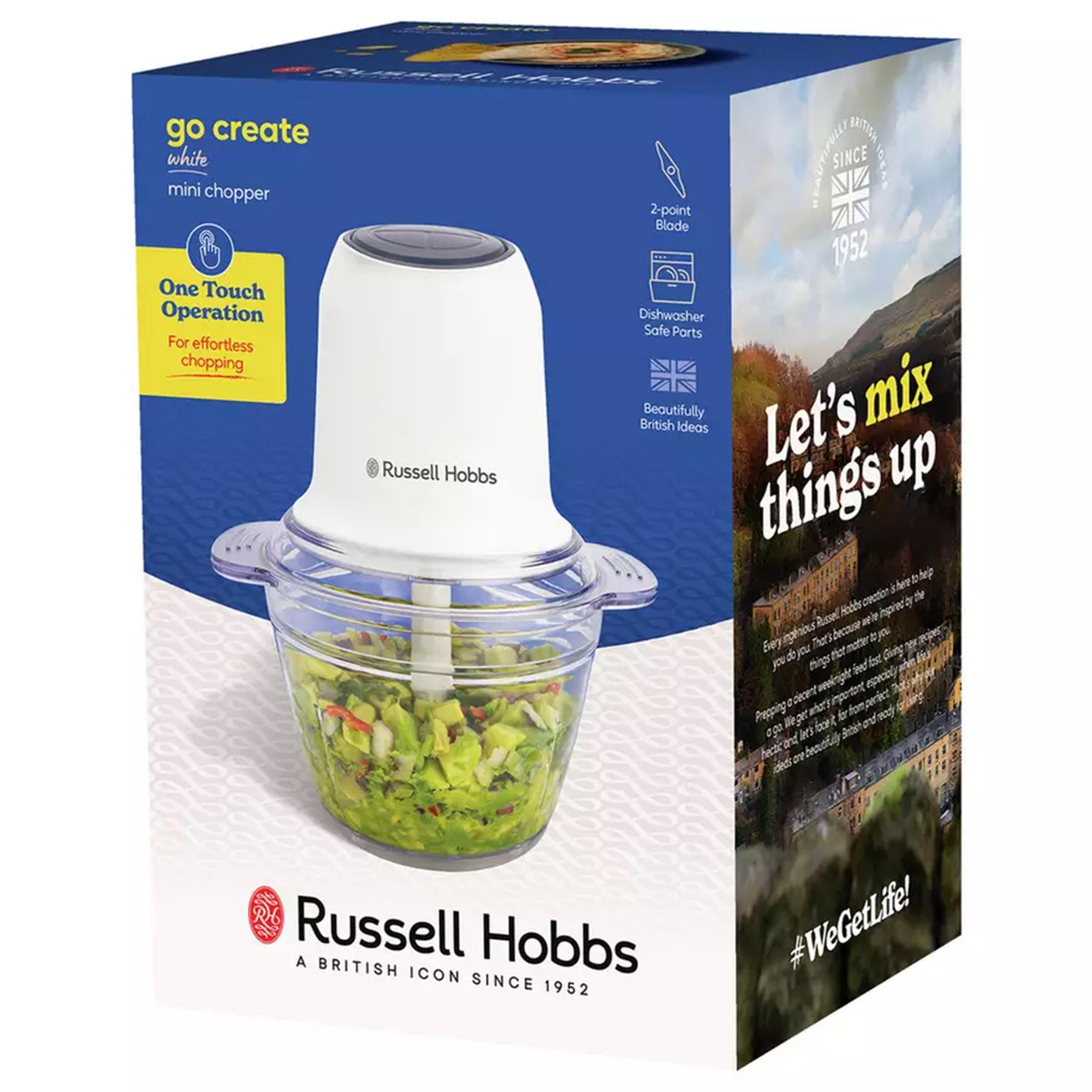 Russell Hobbs Go Create White Mini Chopper 27540 thumbnail 5