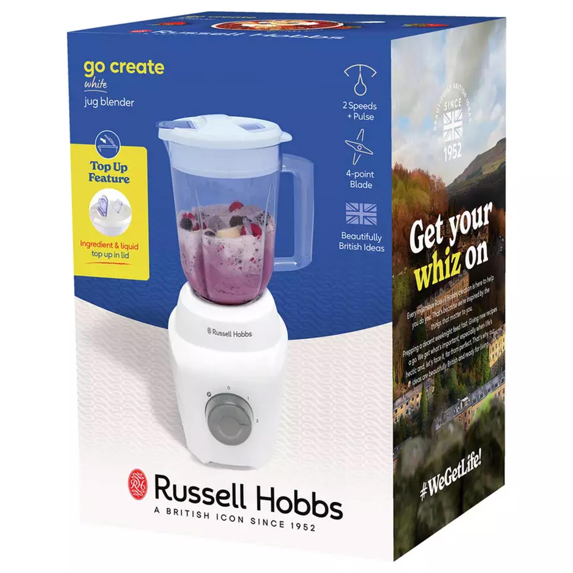 Russell Hobbs Go Create White Jug Blender 27570 thumbnail 5