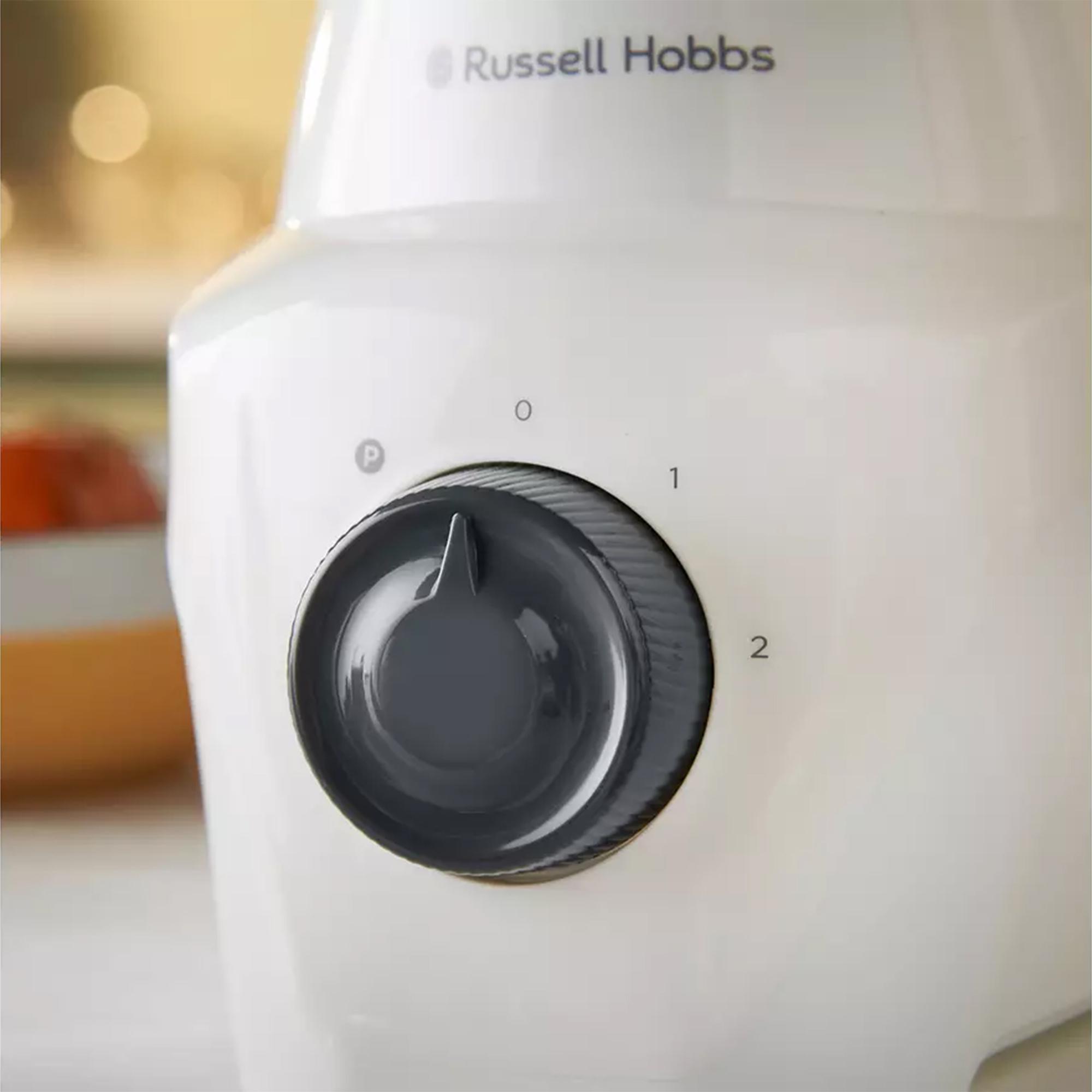 Russell Hobbs Go Create White 1.5L Glass Jug Blender 27580 thumbnail 3