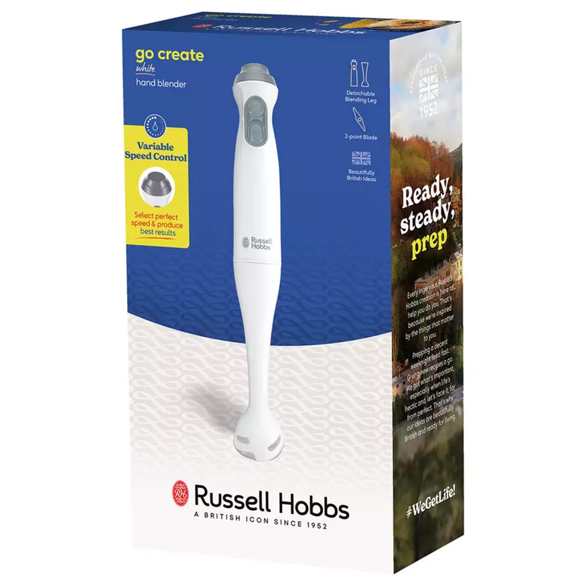 Russell Hobbs Go Create White Electric Hand Blender 27550 thumbnail 5
