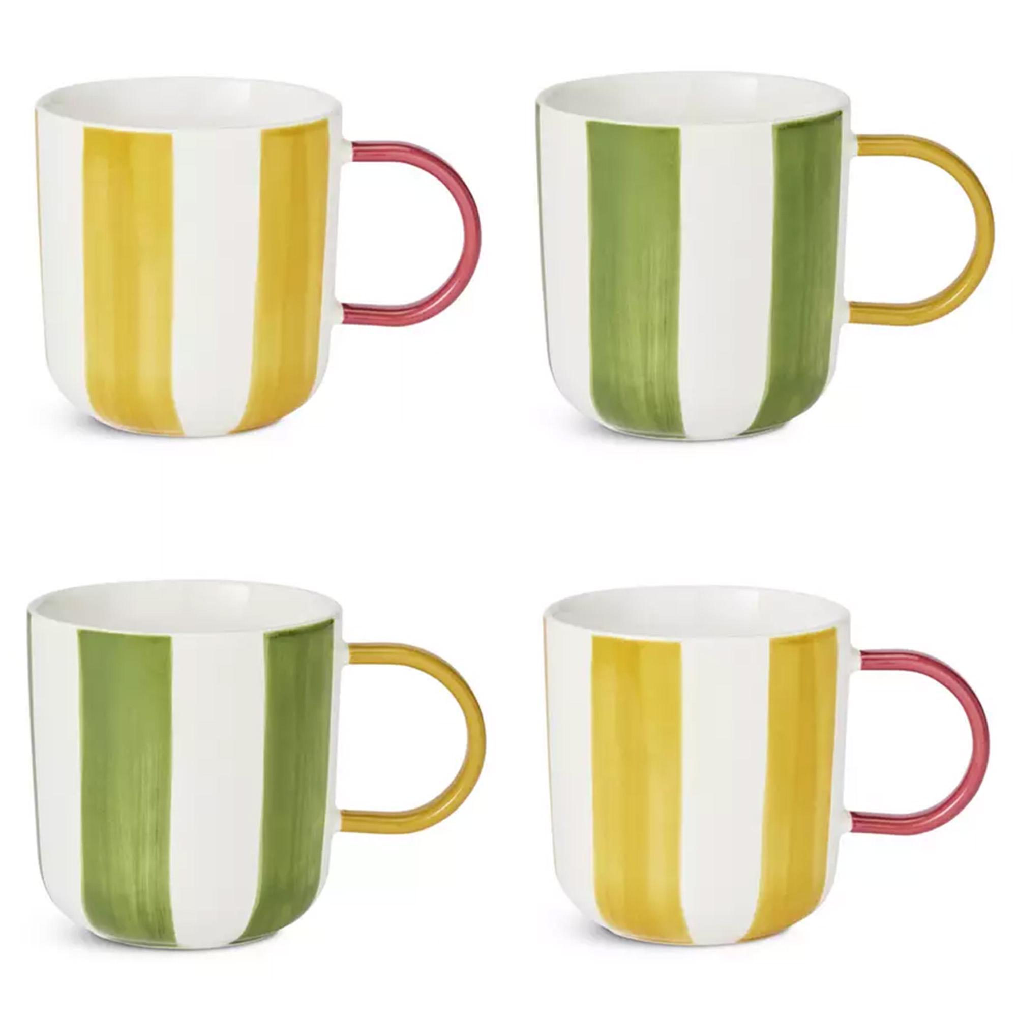 Habitat x Sanderson & National Trust Handpainted Stripe Mug Assortment thumbnail 2