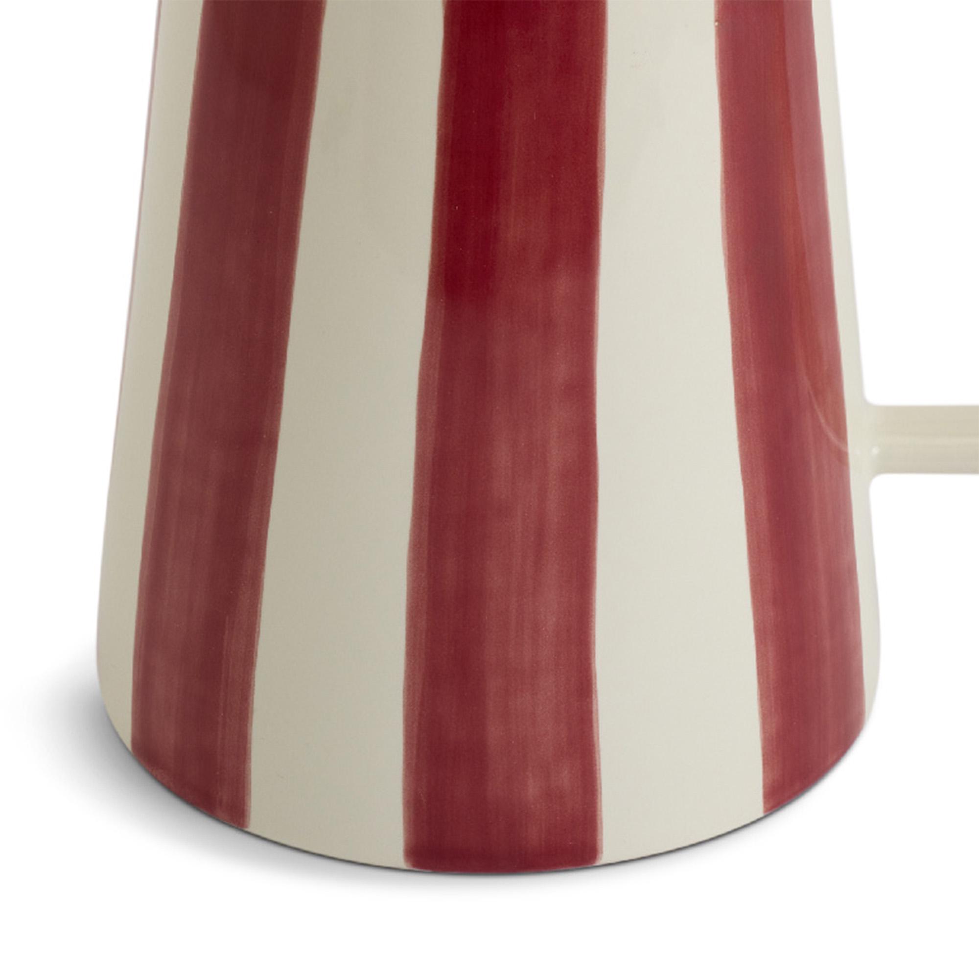 Habitat x Sanderson & National Trust Handpainted Large Stripe Berry Jug thumbnail 4