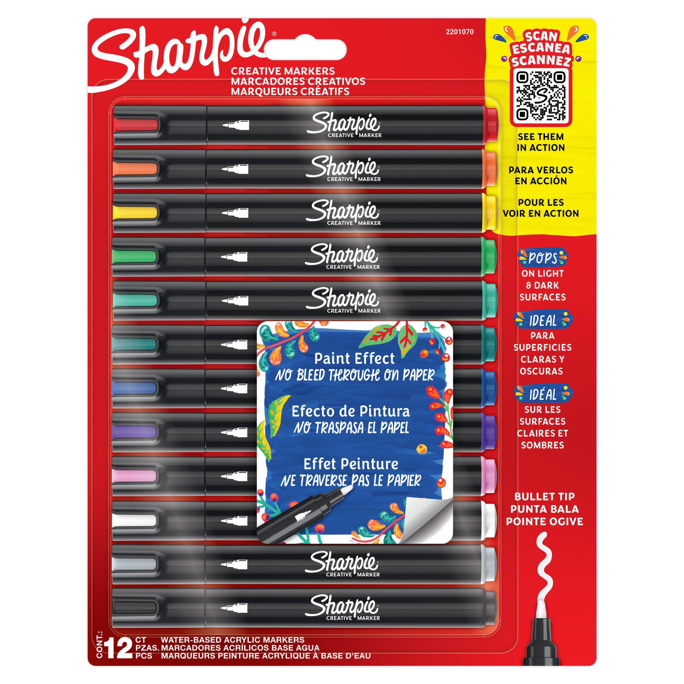 Sharpie Creative Bullet Markers 12pk