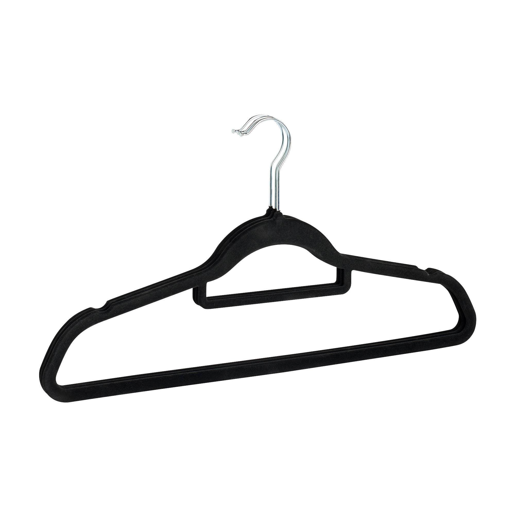 Habitat Pack of 3 Flock Hangers - Black