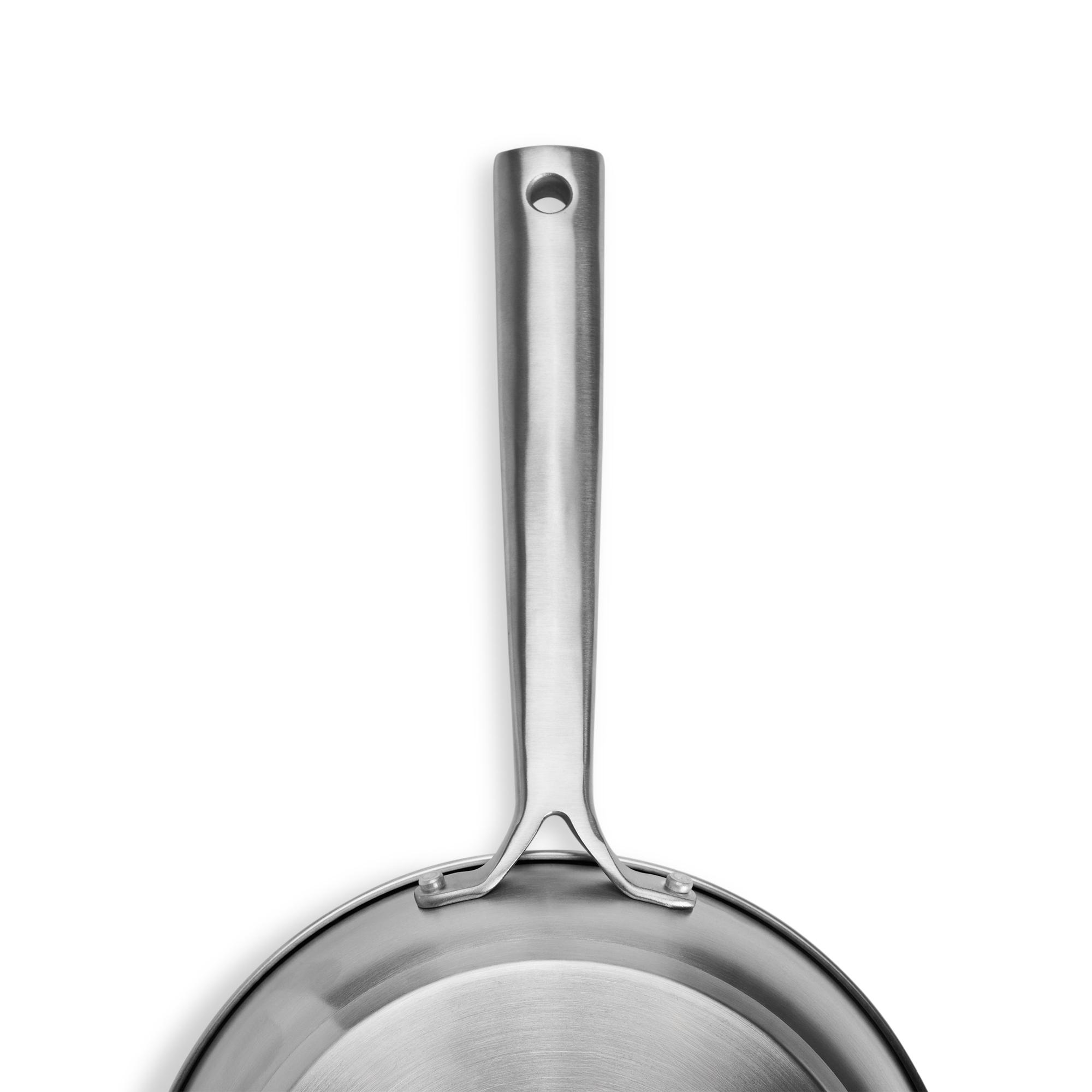 Habitat Ellipse Brushed 3 Piece Stainless Steel Pan Set thumbnail 4