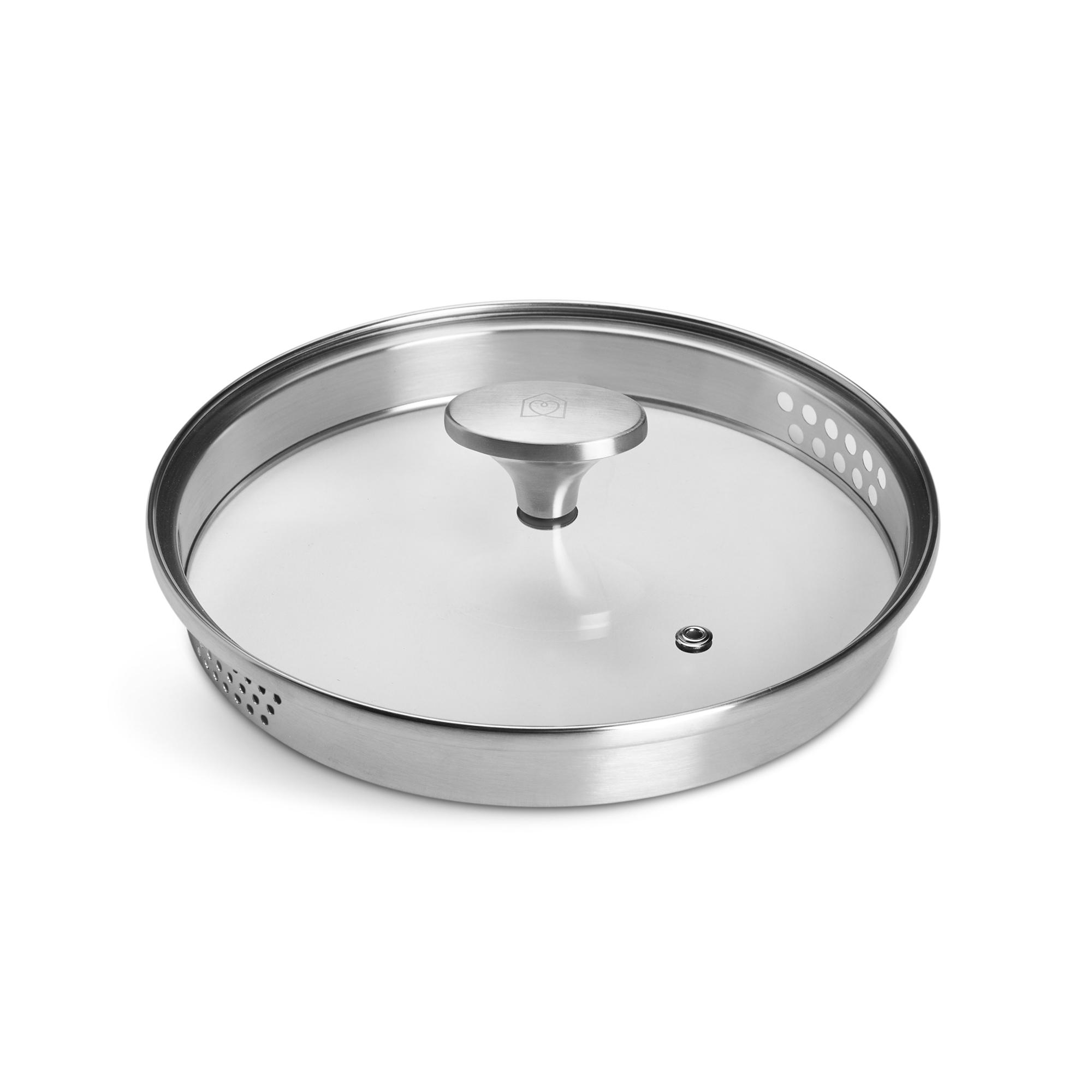 Habitat Ellipse Brushed 3 Piece Stainless Steel Pan Set thumbnail 5
