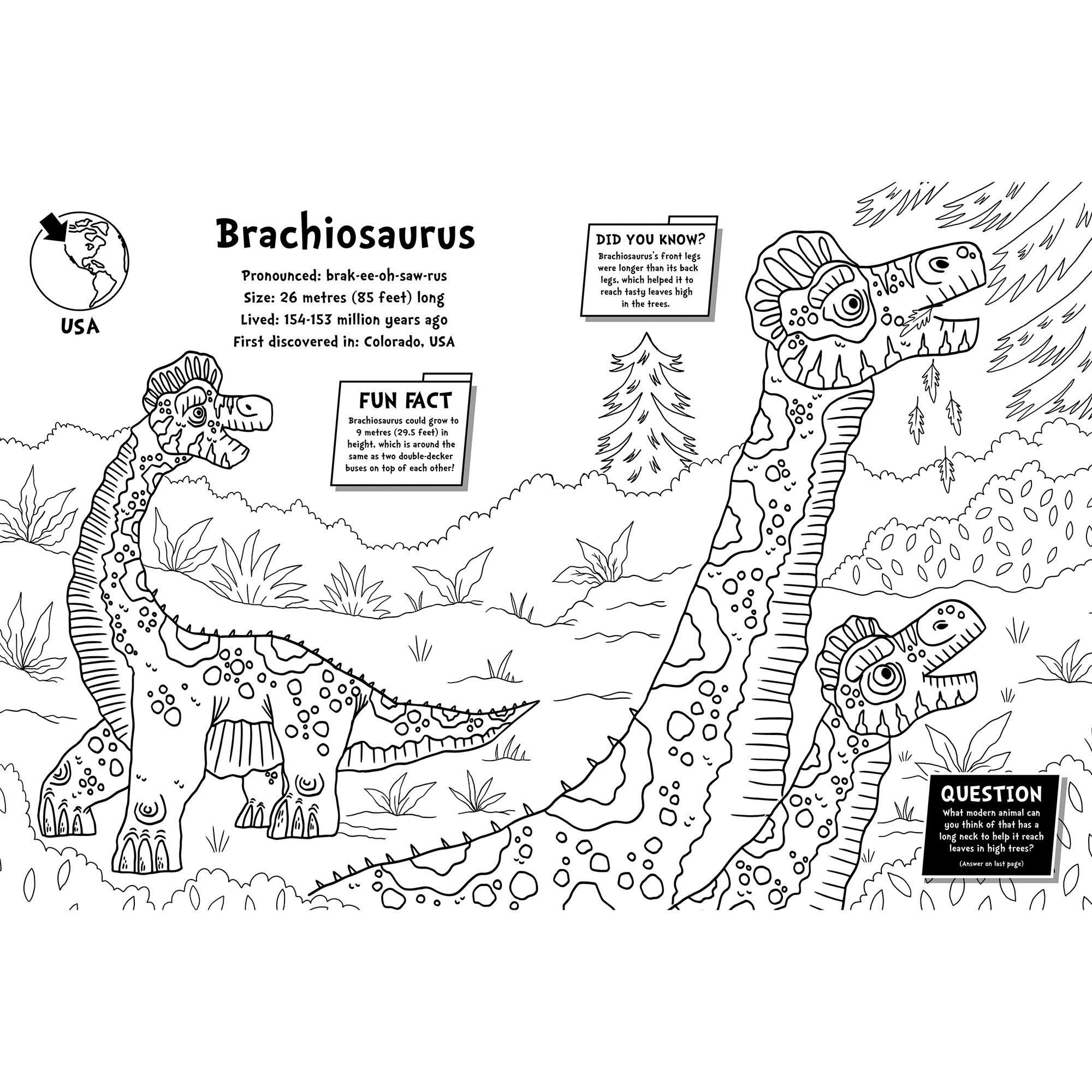 Fact Filled Animal/Dino Colouring thumbnail 4