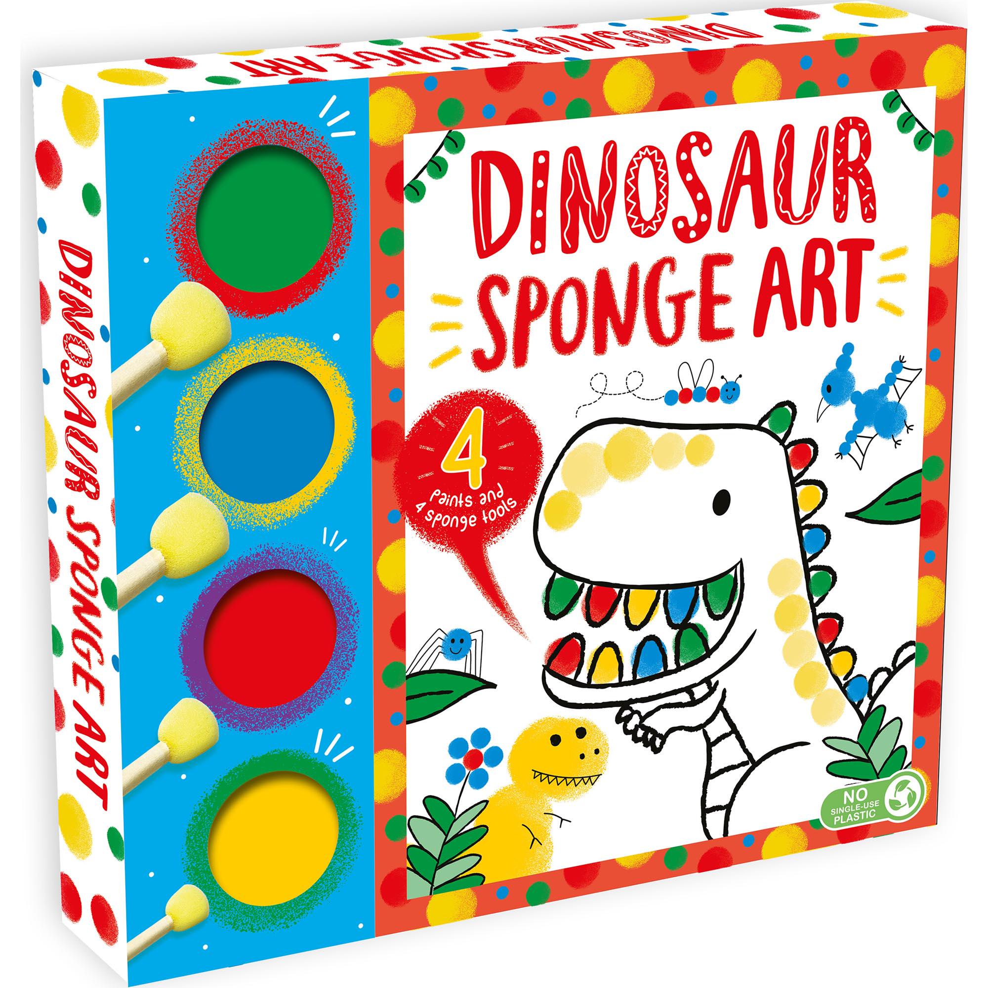 Igloo Books Dinosaur/Unicorn Sponge Art Book Assortment