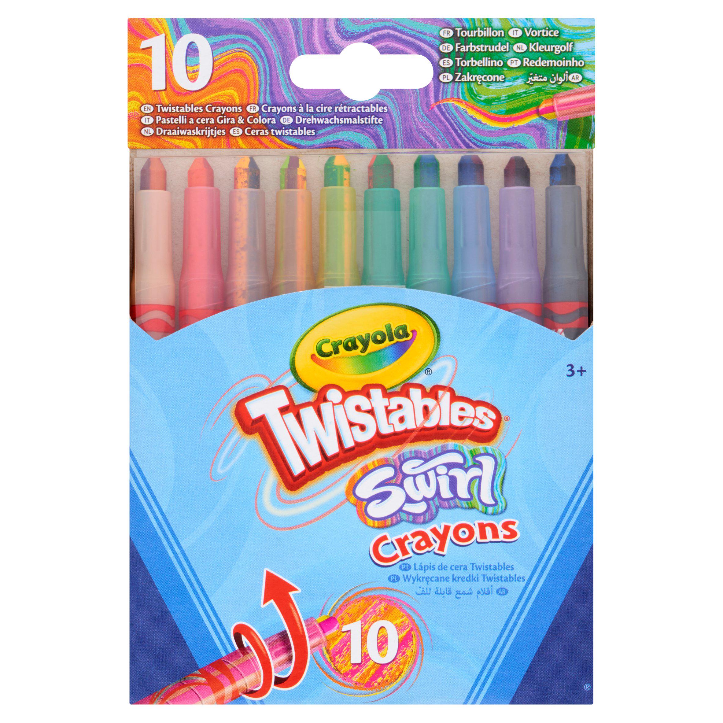 Crayola 10 Swirl Mini Twistable Crayons