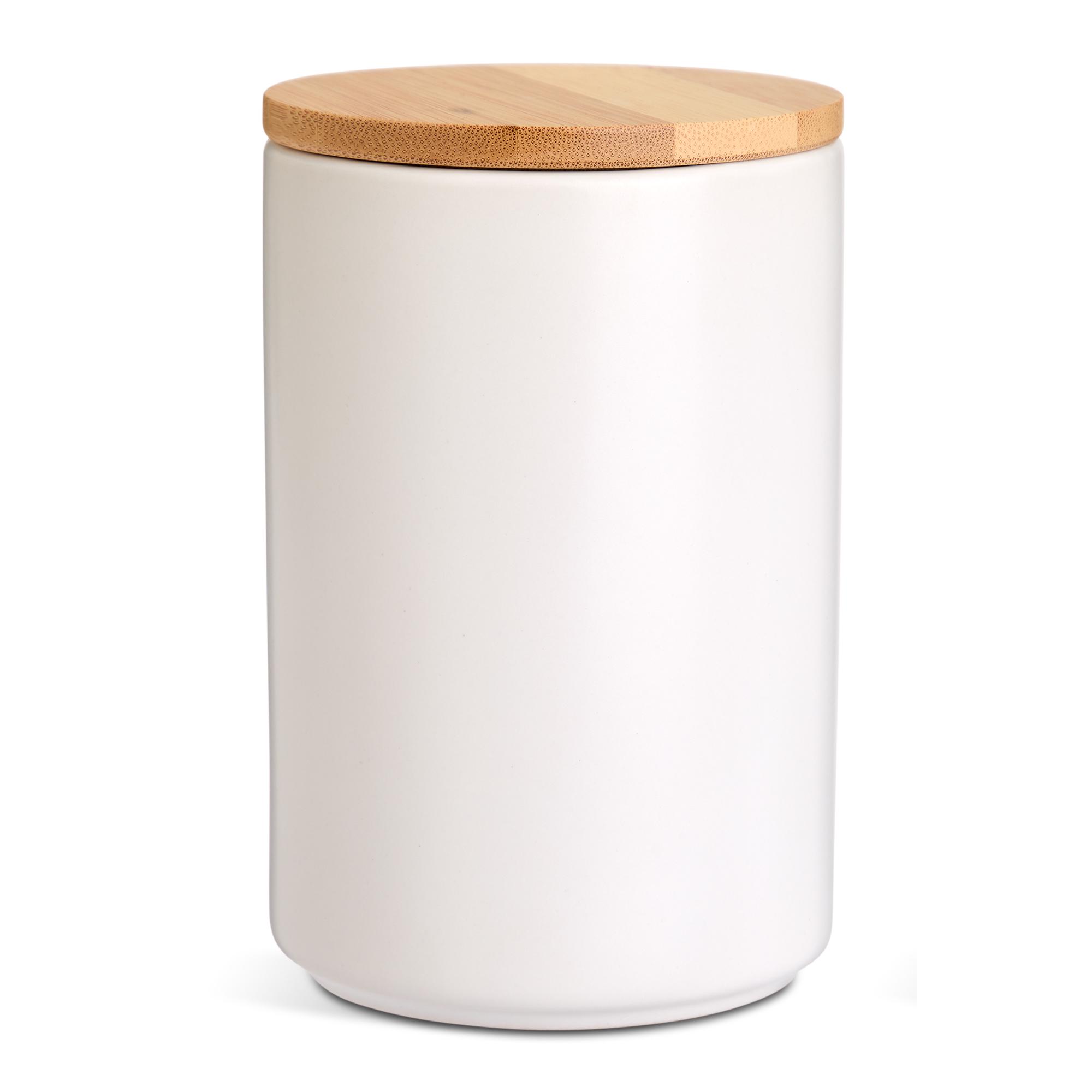 Habitat Matte Ceramic Storage Canister - White