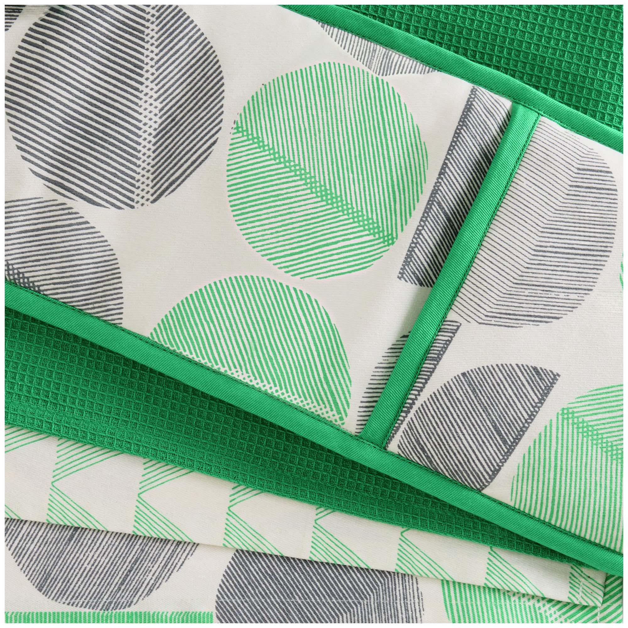 Habitat Pack of 3 Linear Circles Tea Towel thumbnail 3