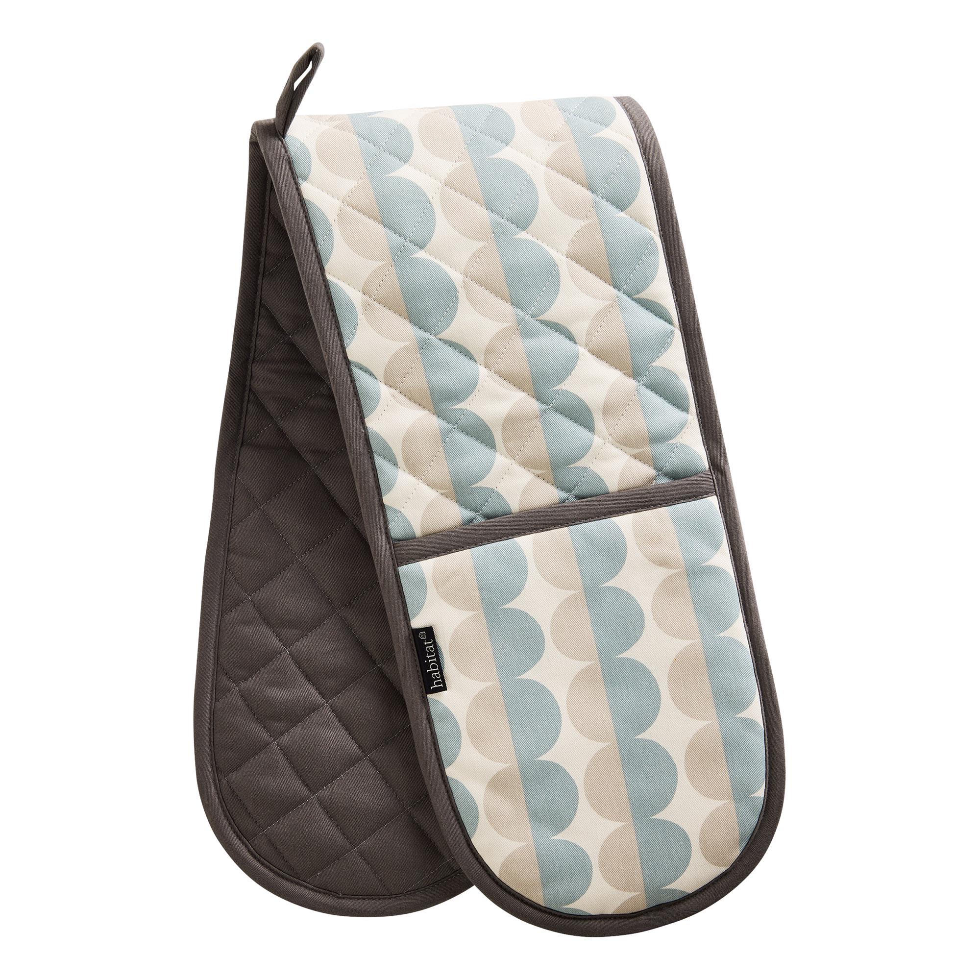 Habitat Circles Double Oven Gloves