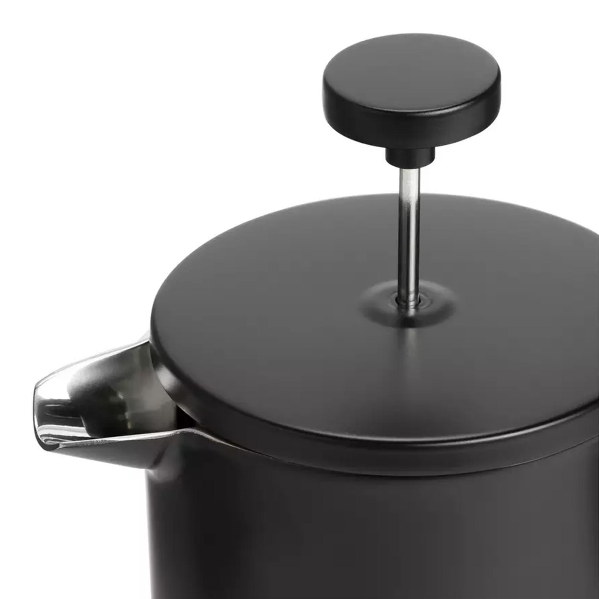 Habitat Double Walled 8 Cup 1000ml Cafetiere - Black thumbnail 4