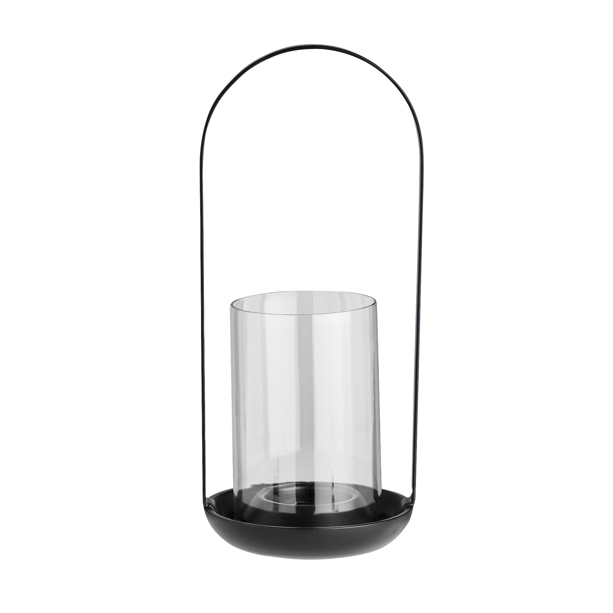 Habitat Arched Lantern - Black