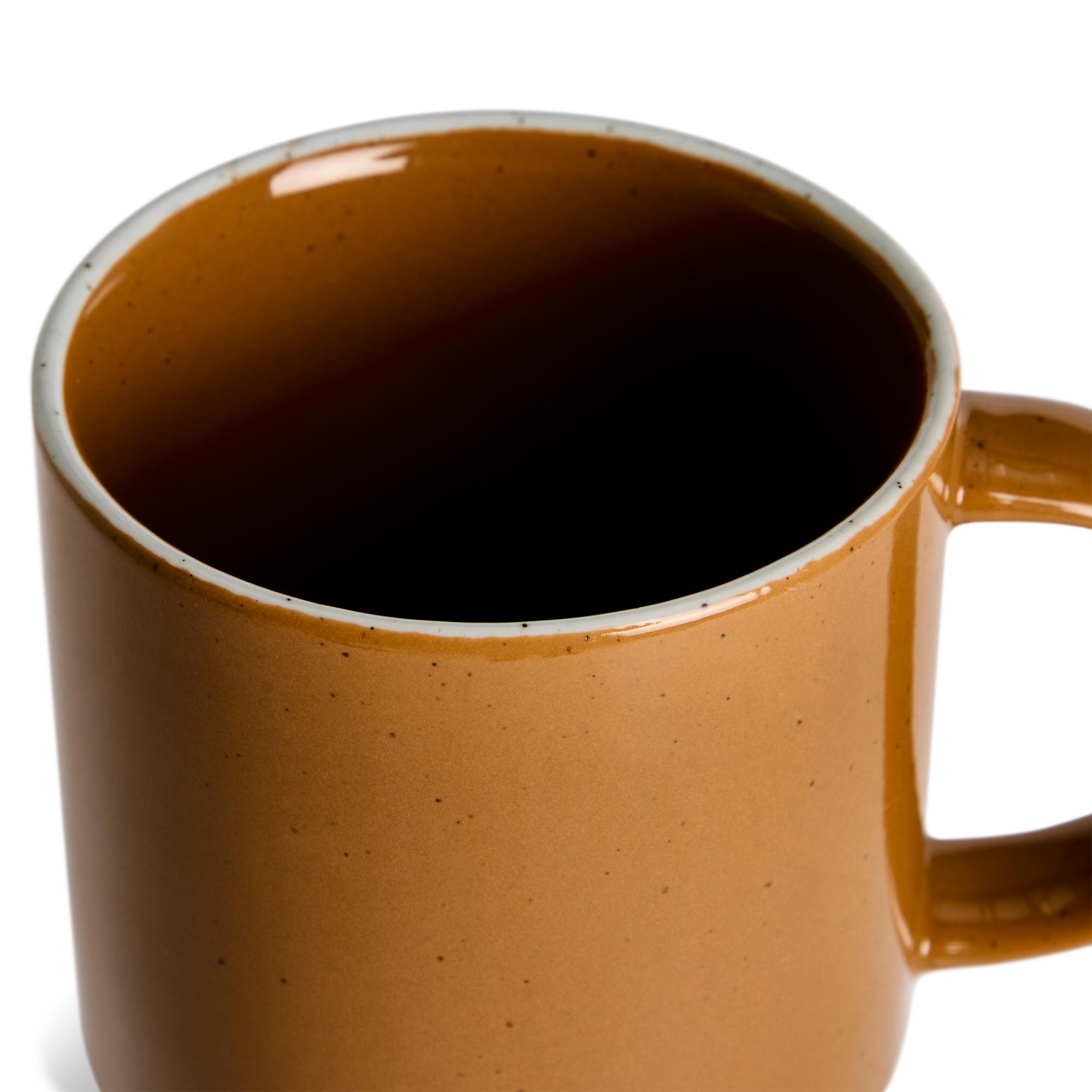 Habitat Gloss Raw Edge Mug - Camel thumbnail 3