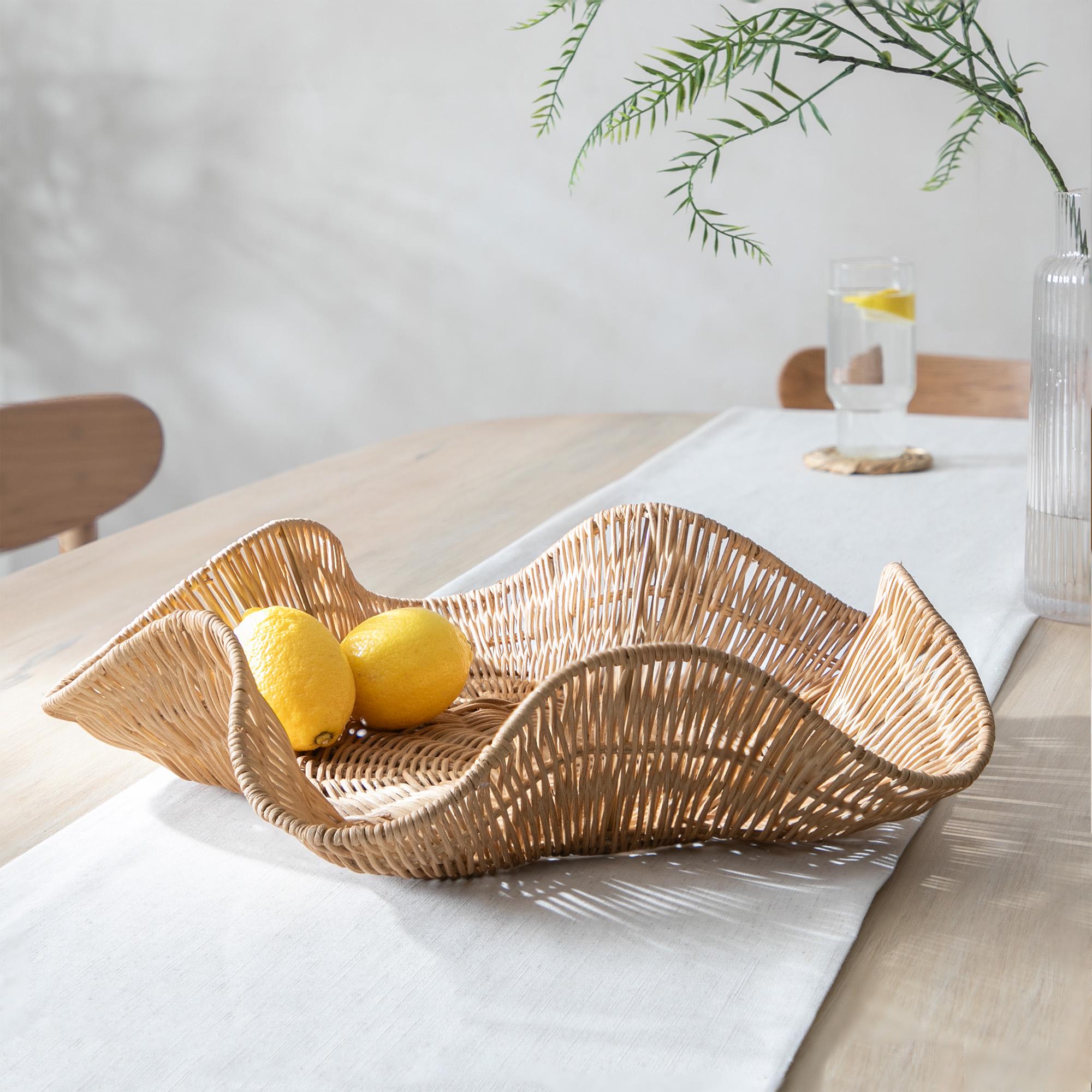 Habitat Rattan Wave Tray thumbnail 2