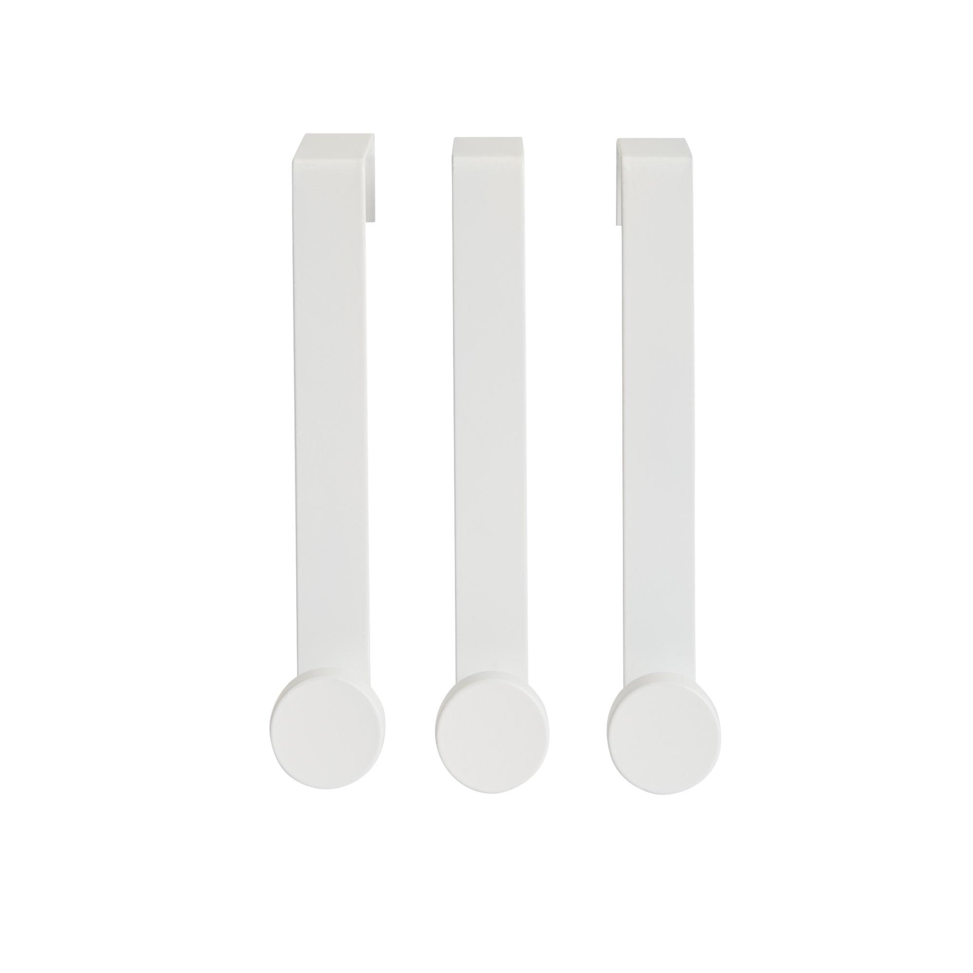Sainsbury's Home Pack of 3 Hook - White