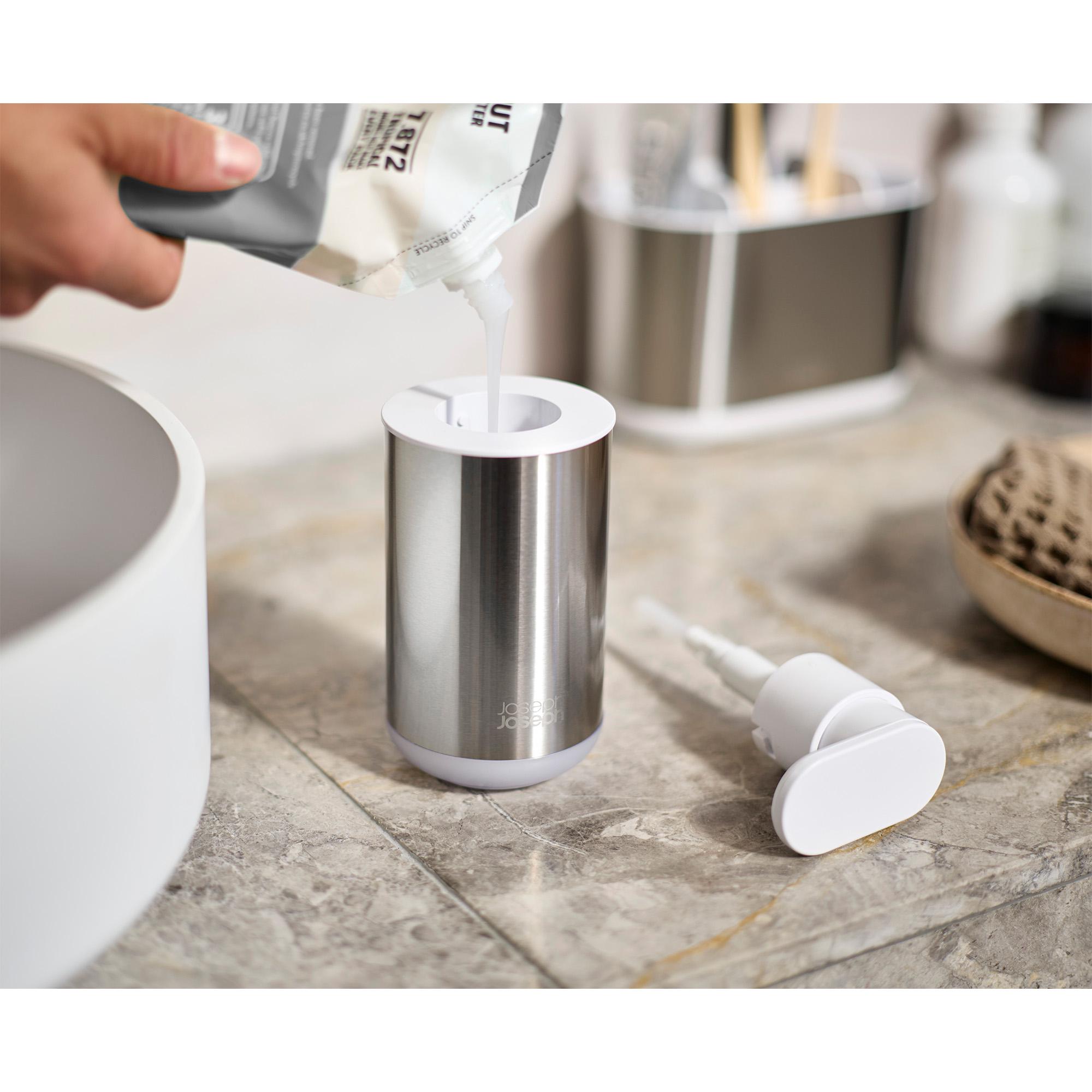 Joseph Joseph Duo Steel Soap Pump - Chrome thumbnail 3